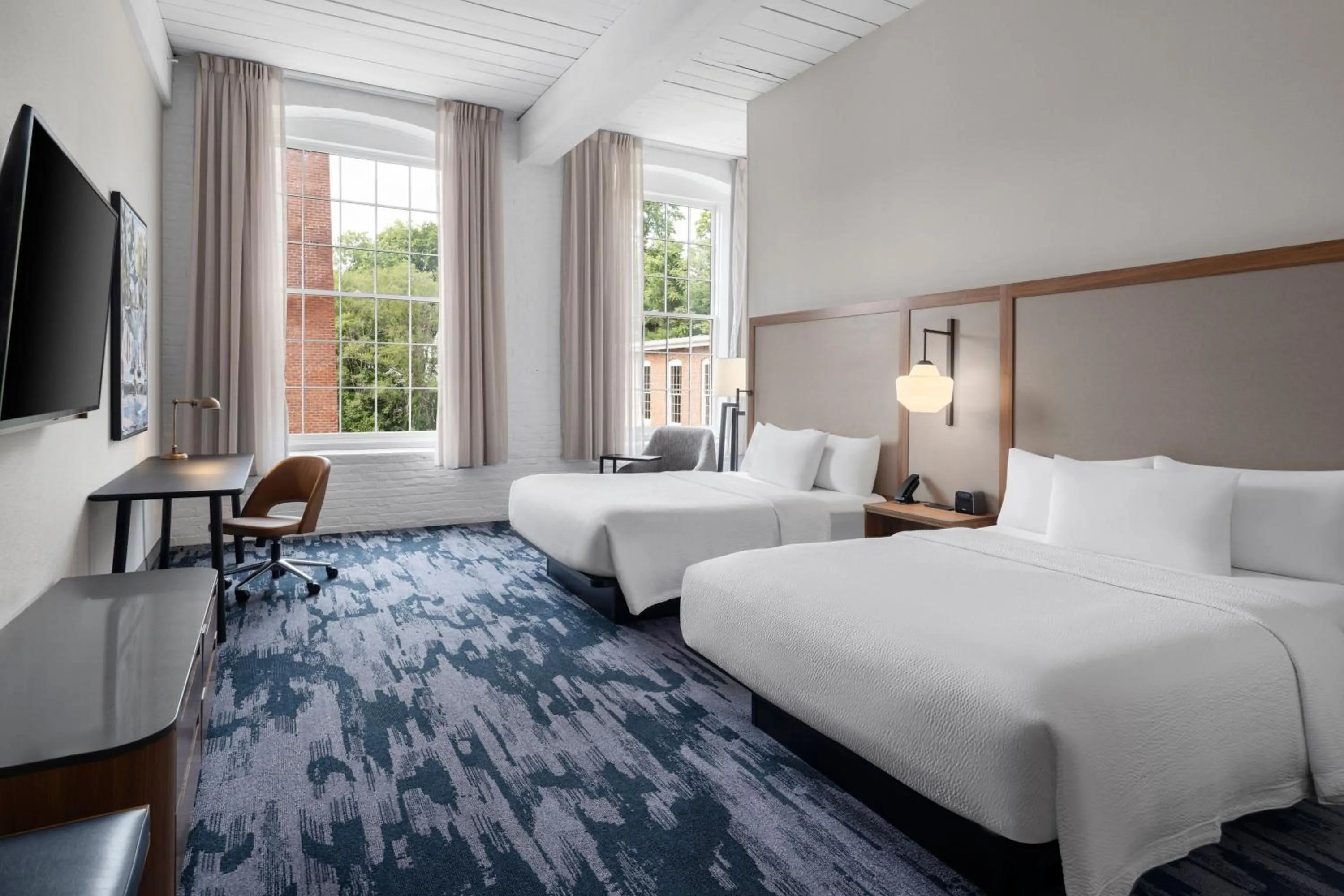 Photo of the whole room, Bed in Fairfield Inn & Suites Madison Historic Eagle Cotton Mill