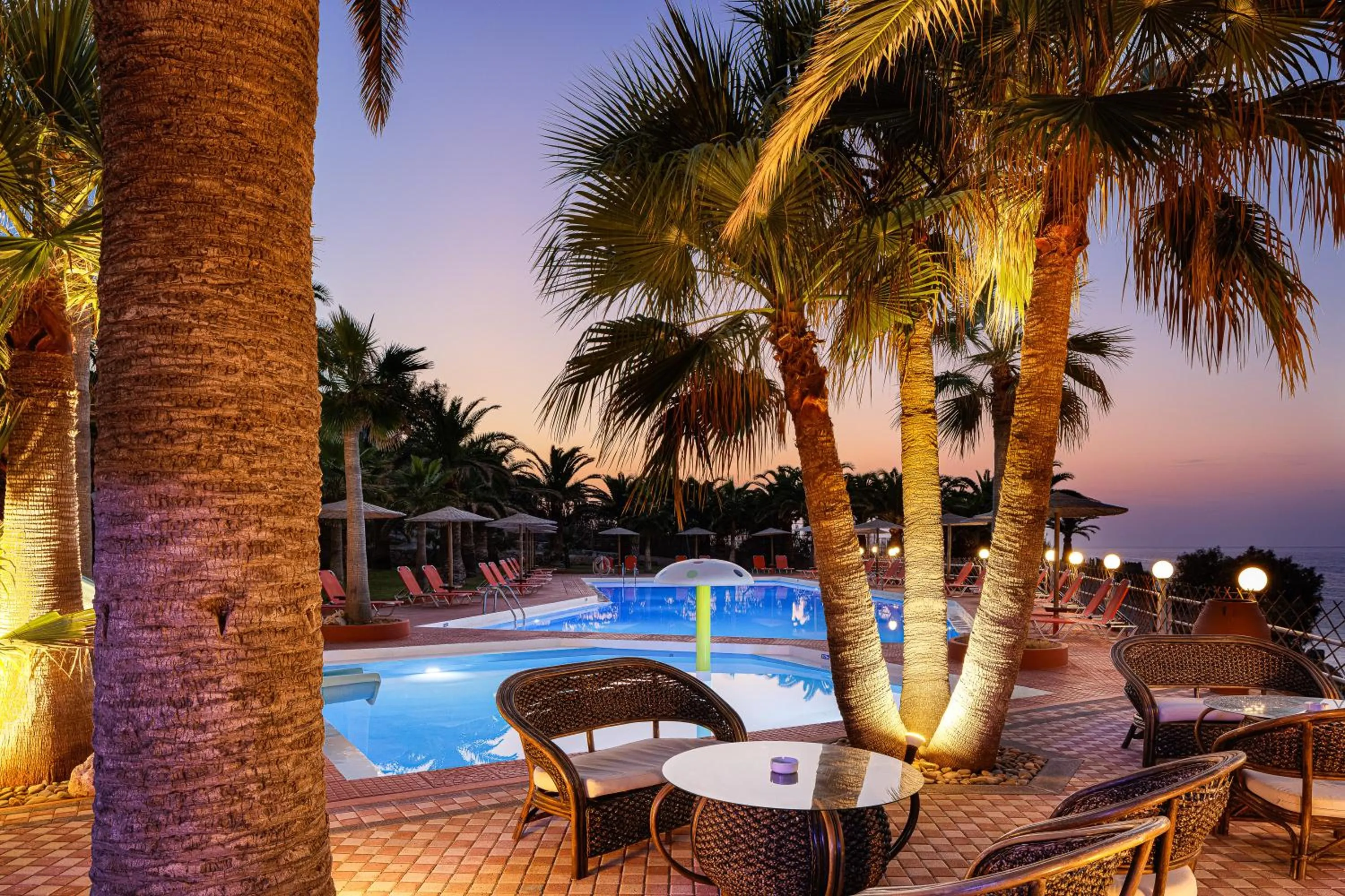 Pool view in Europa Resort Hotel