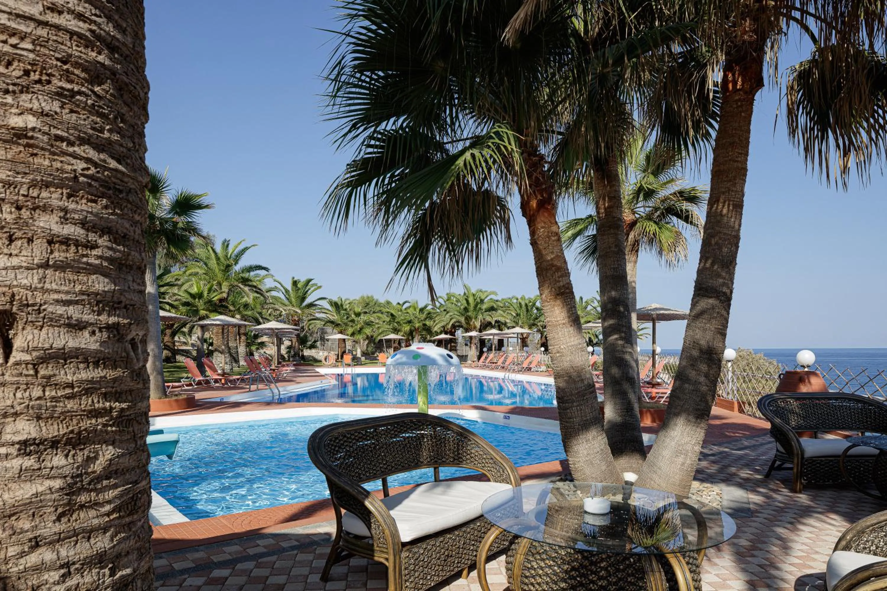 Pool view in Europa Resort Hotel