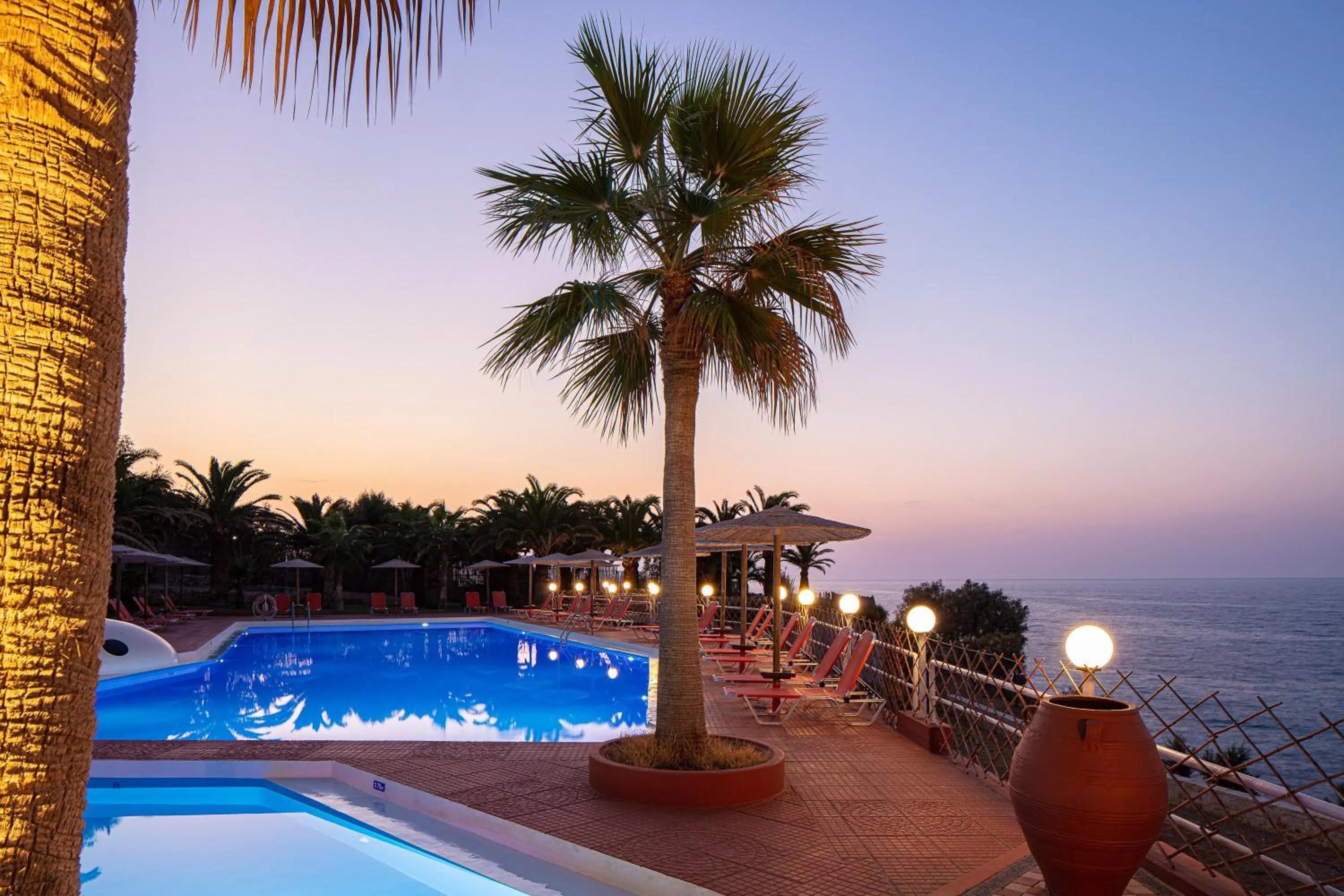 Pool view in Europa Resort Hotel