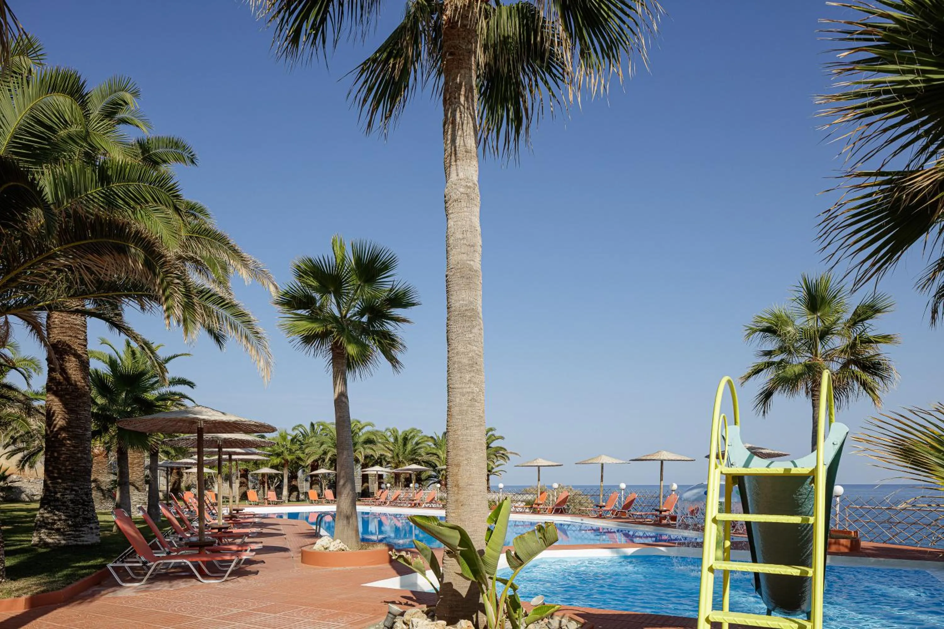 Pool view in Europa Resort Hotel