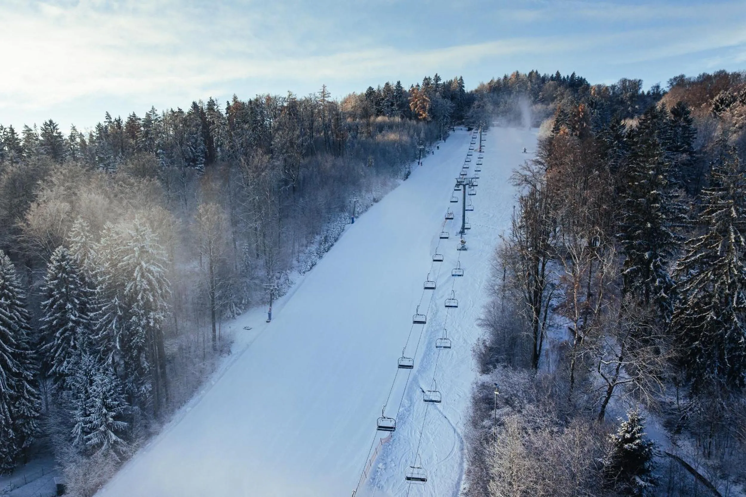 Skiing in Hotel Monínec