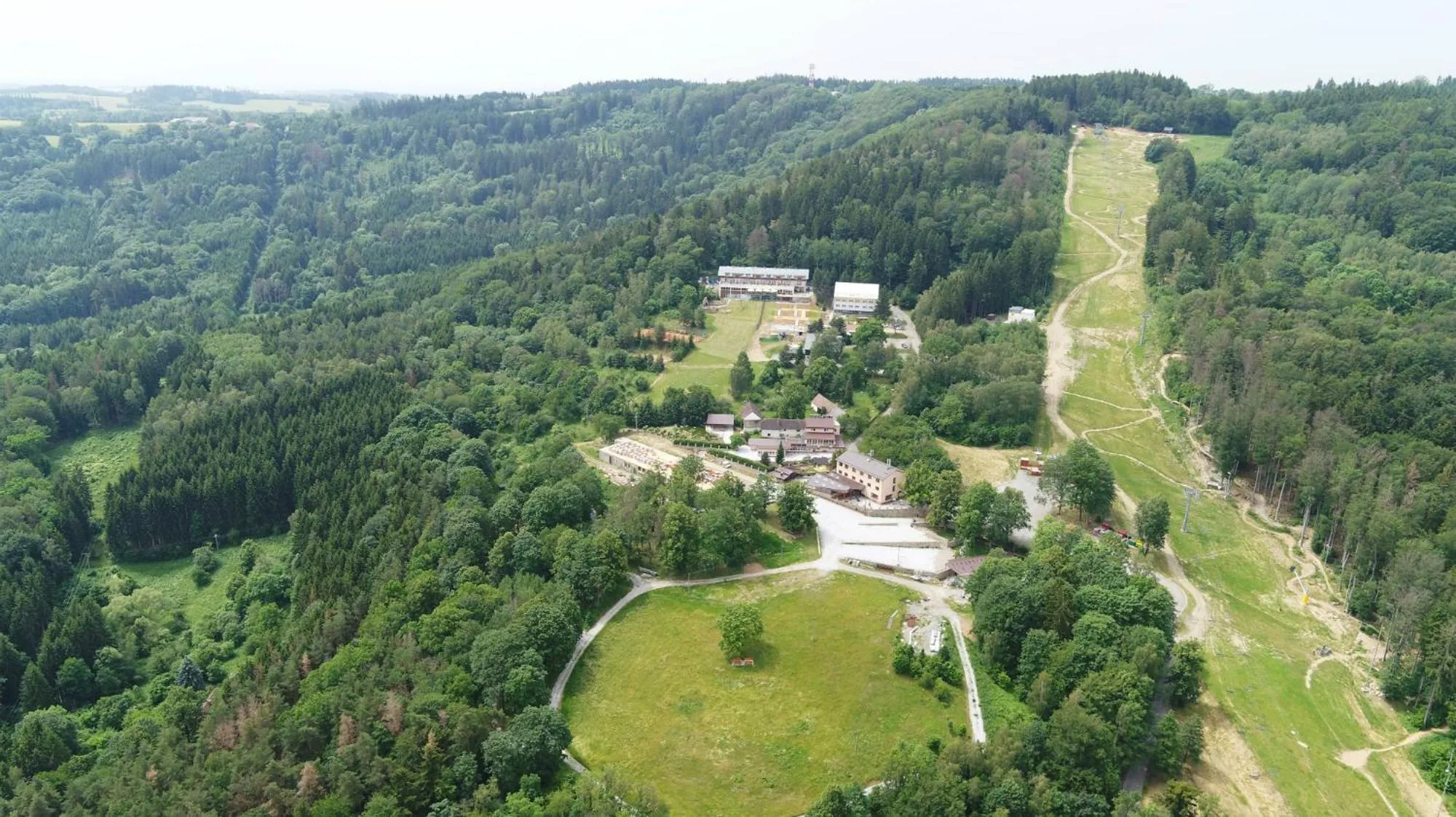 Bird's eye view in Hotel Monínec