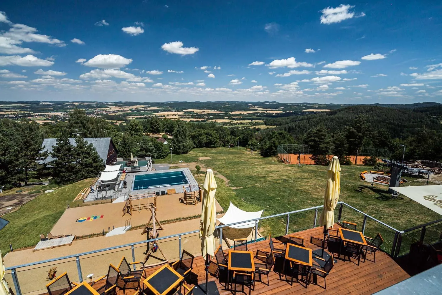 Natural landscape in Hotel Monínec
