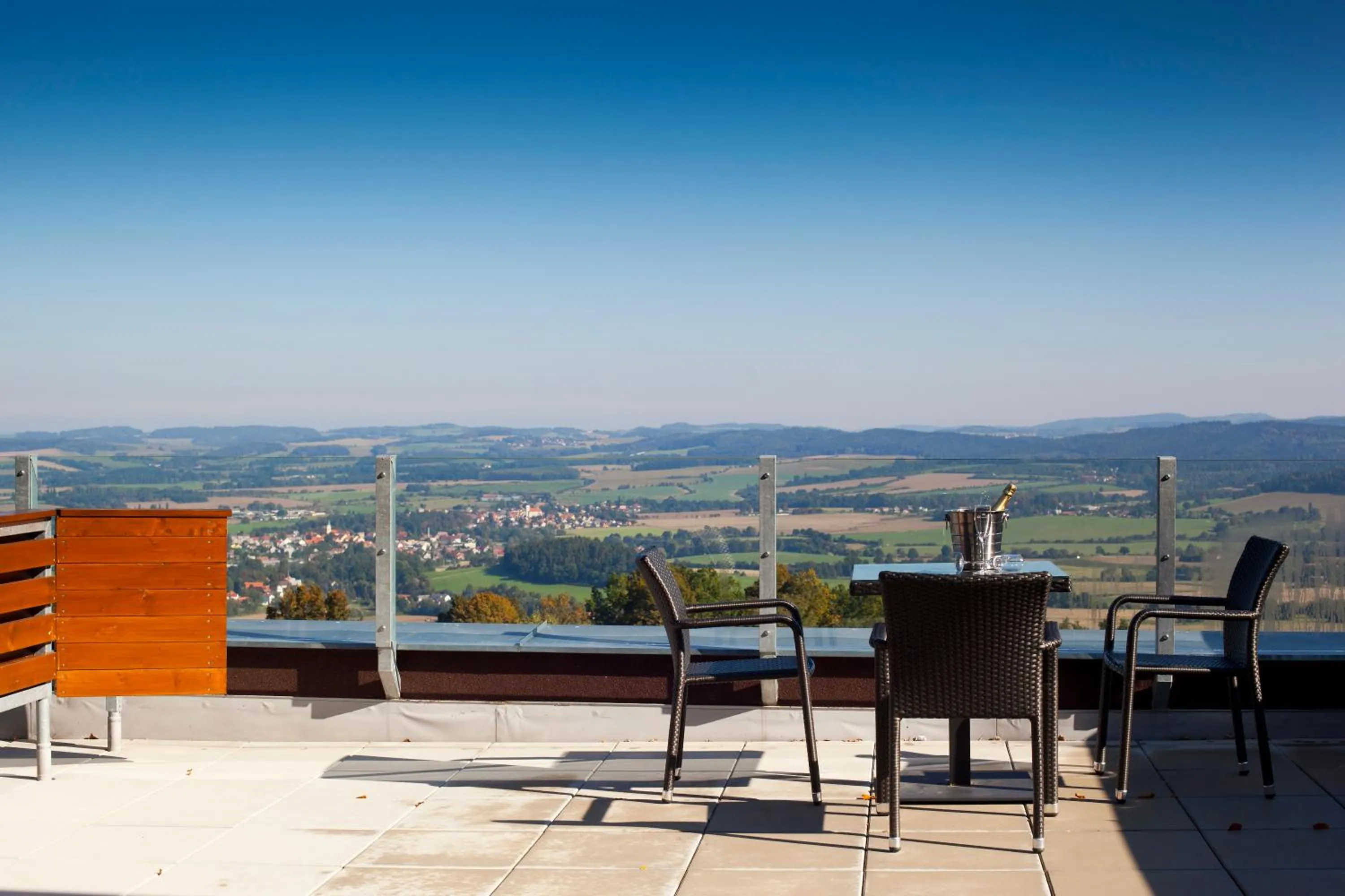 Balcony/Terrace in Hotel Monínec