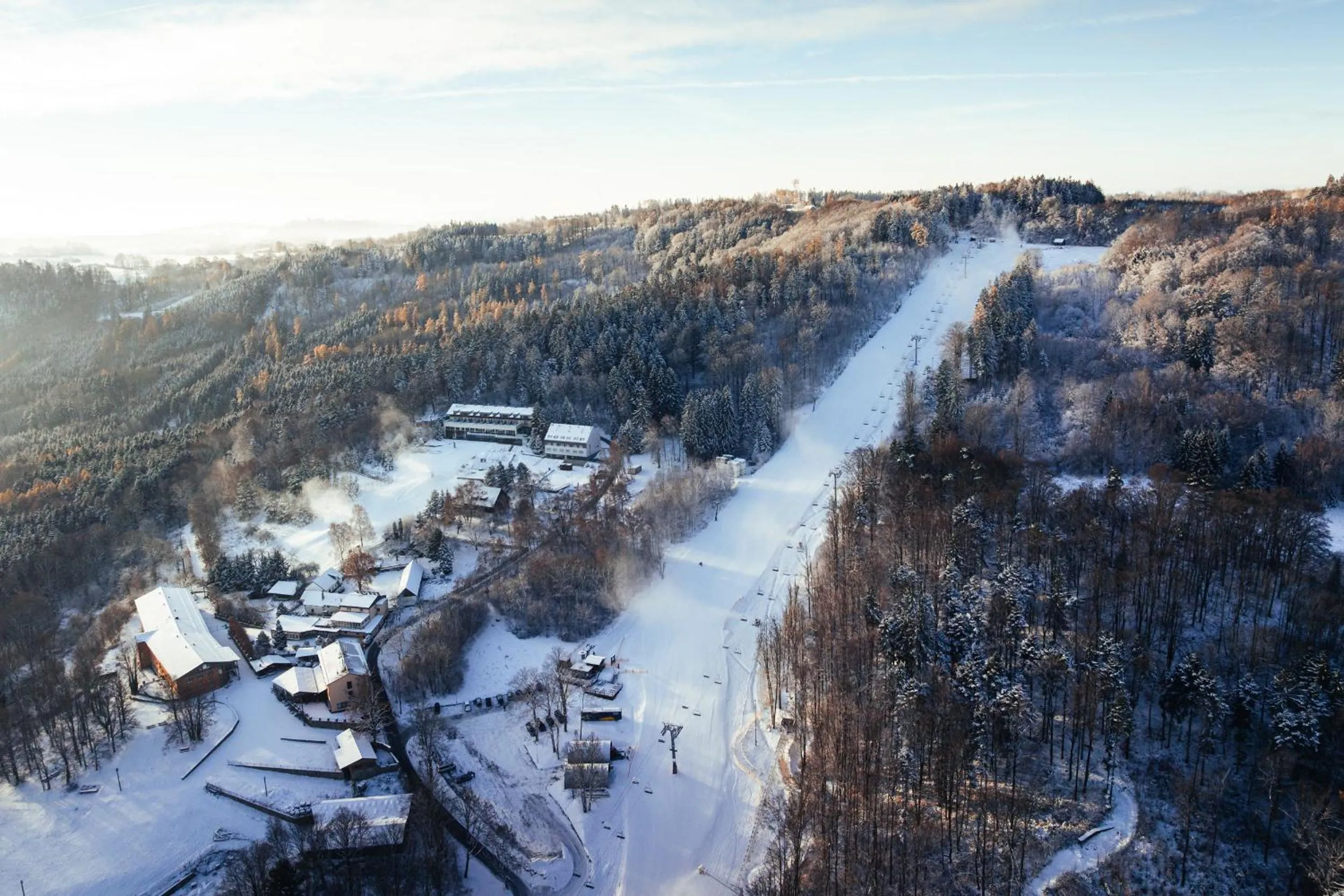 Skiing in Hotel Monínec