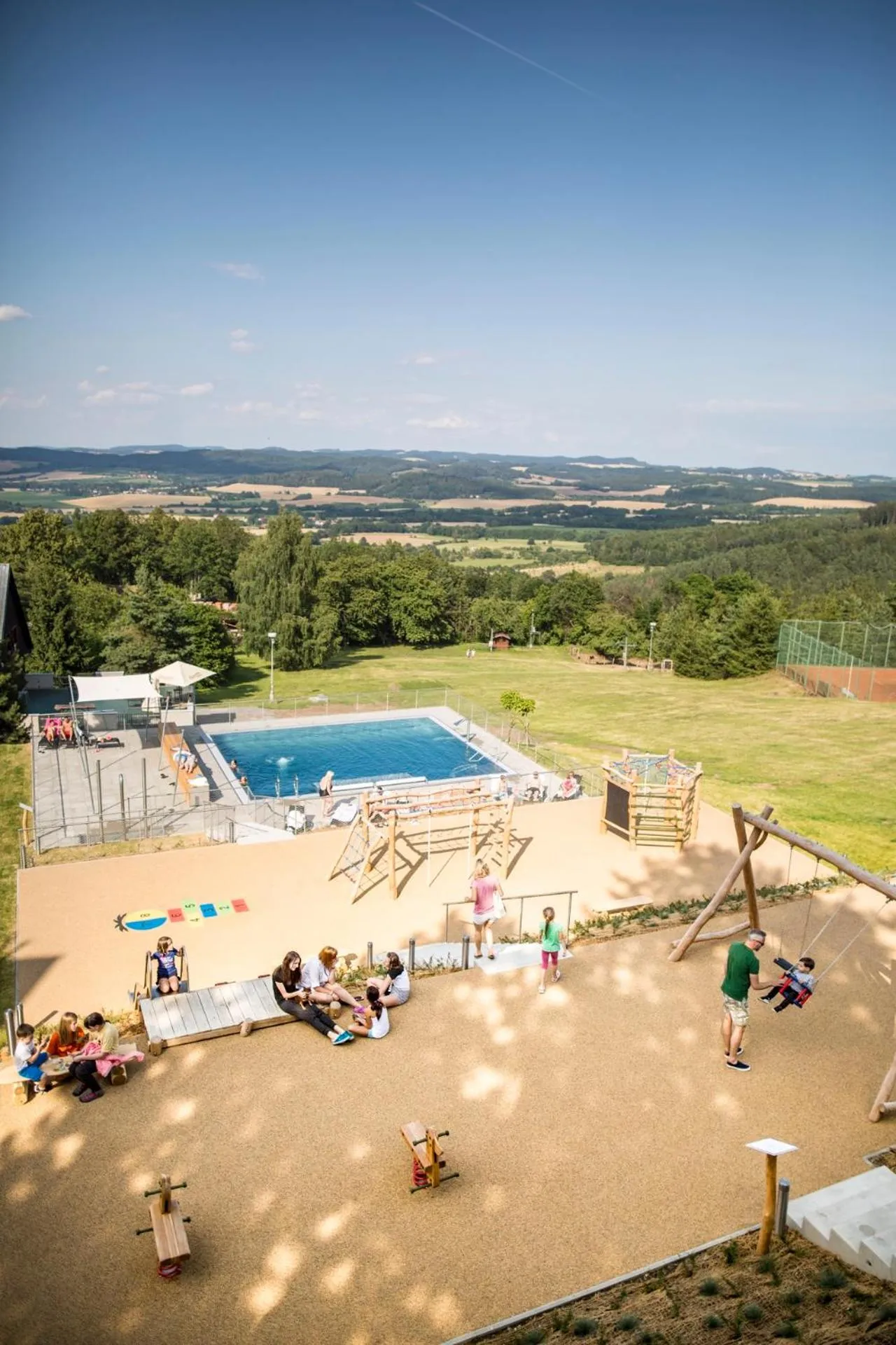 Children play ground in Hotel Monínec