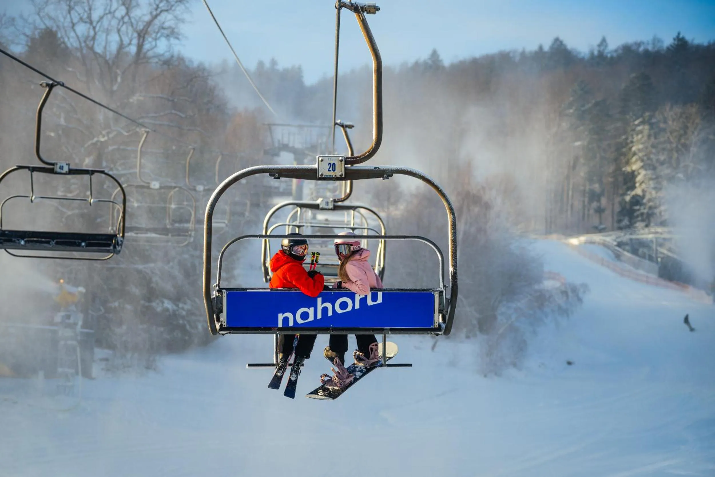 Skiing in Hotel Monínec