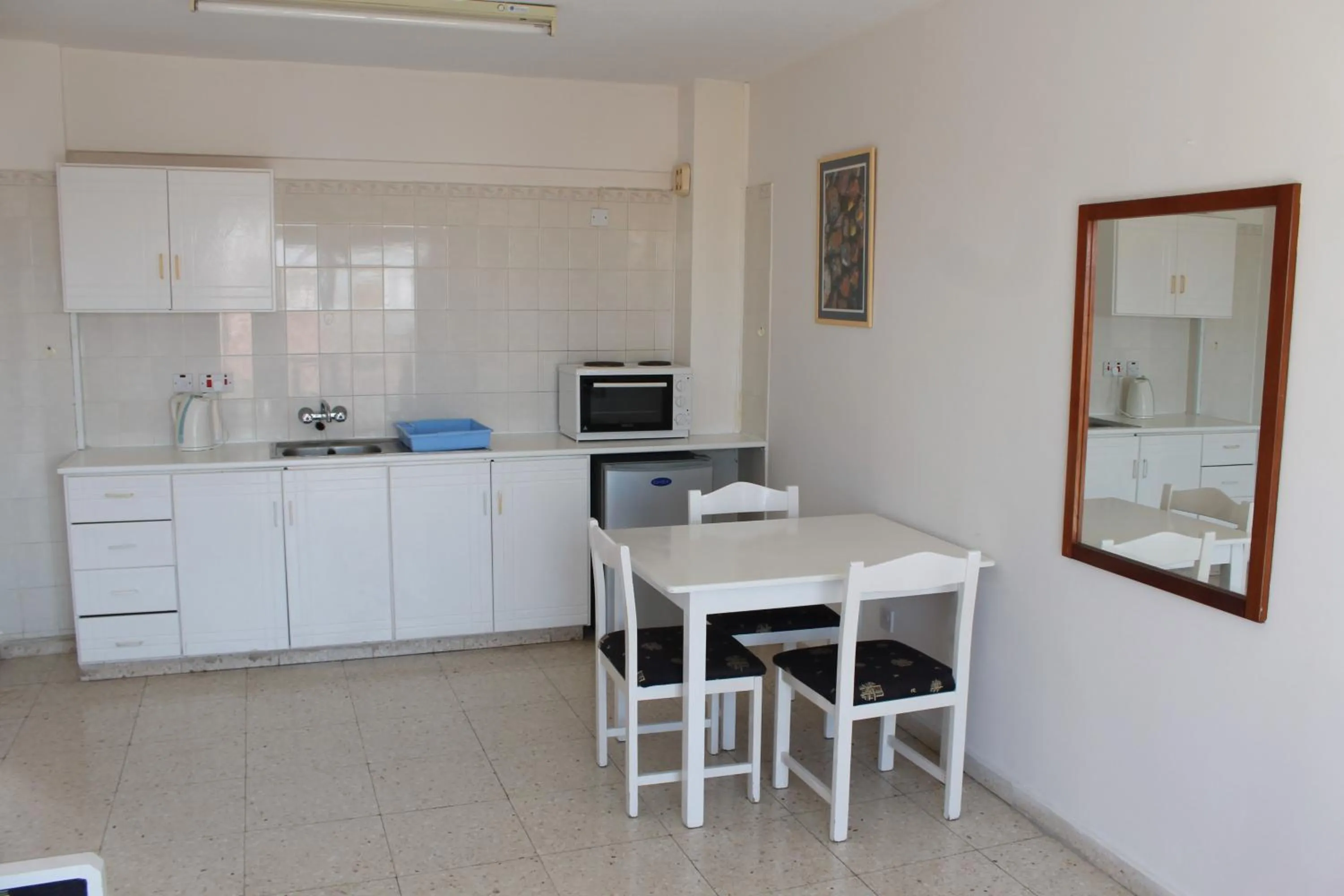 Kitchen or kitchenette in Florea Hotel Apartments