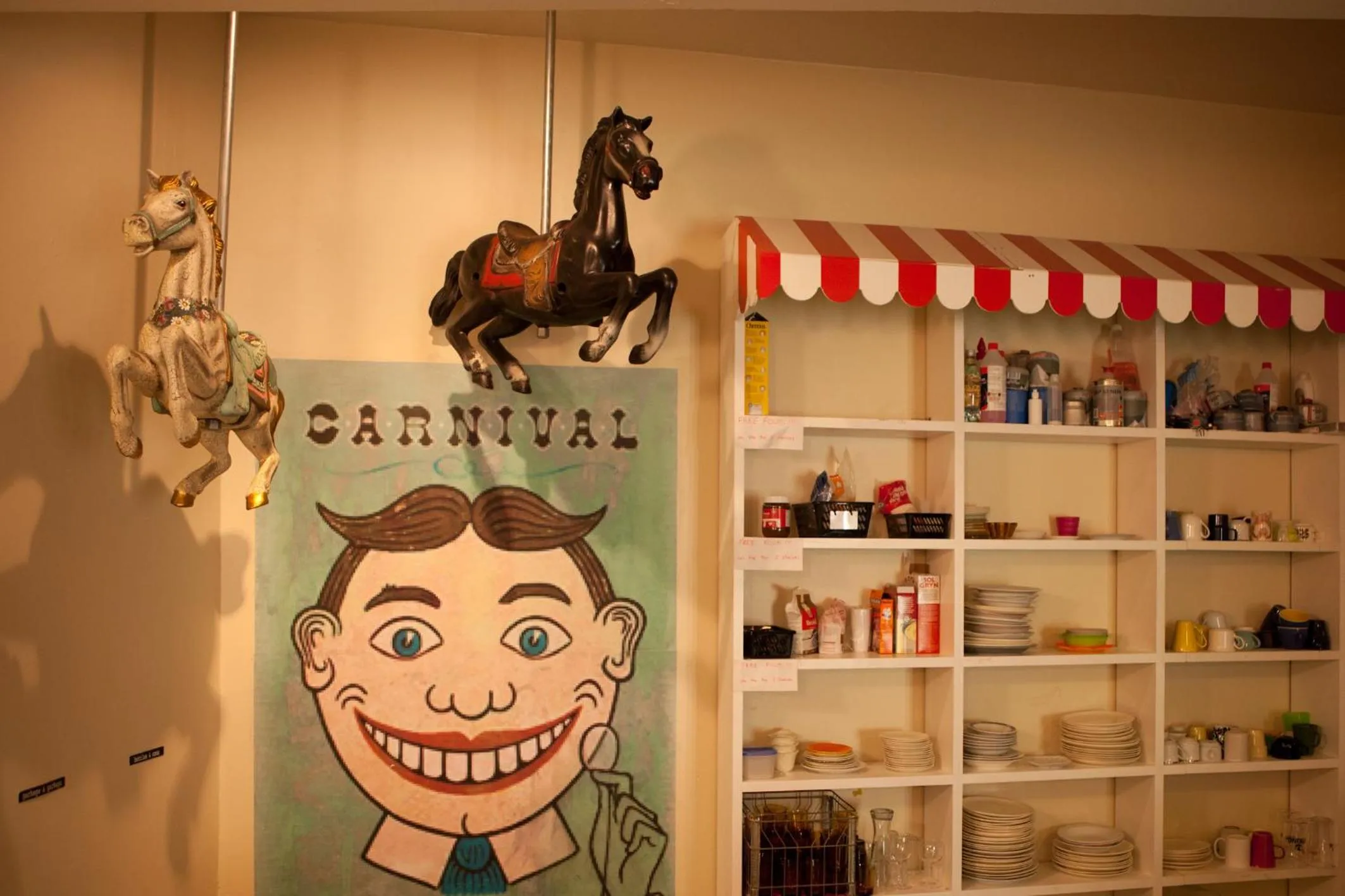 Decorative detail in KEX Hostel and Hotel