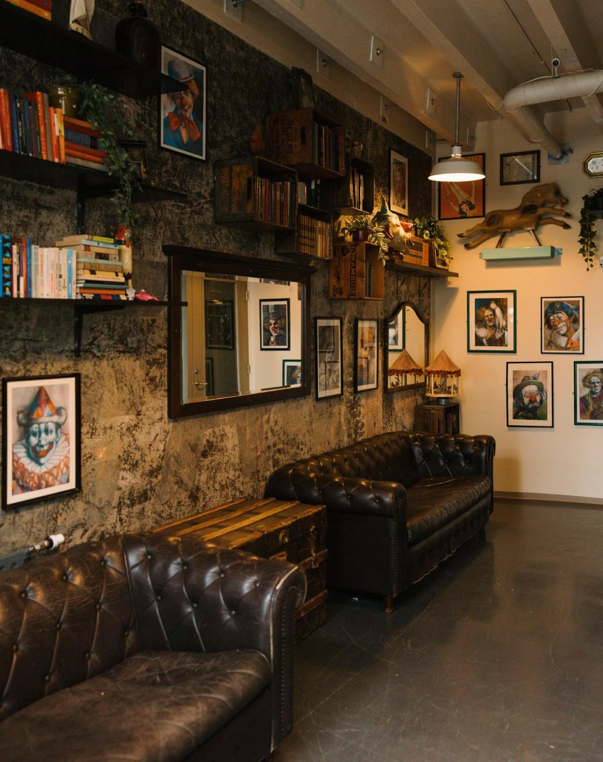 Library in KEX Hostel and Hotel