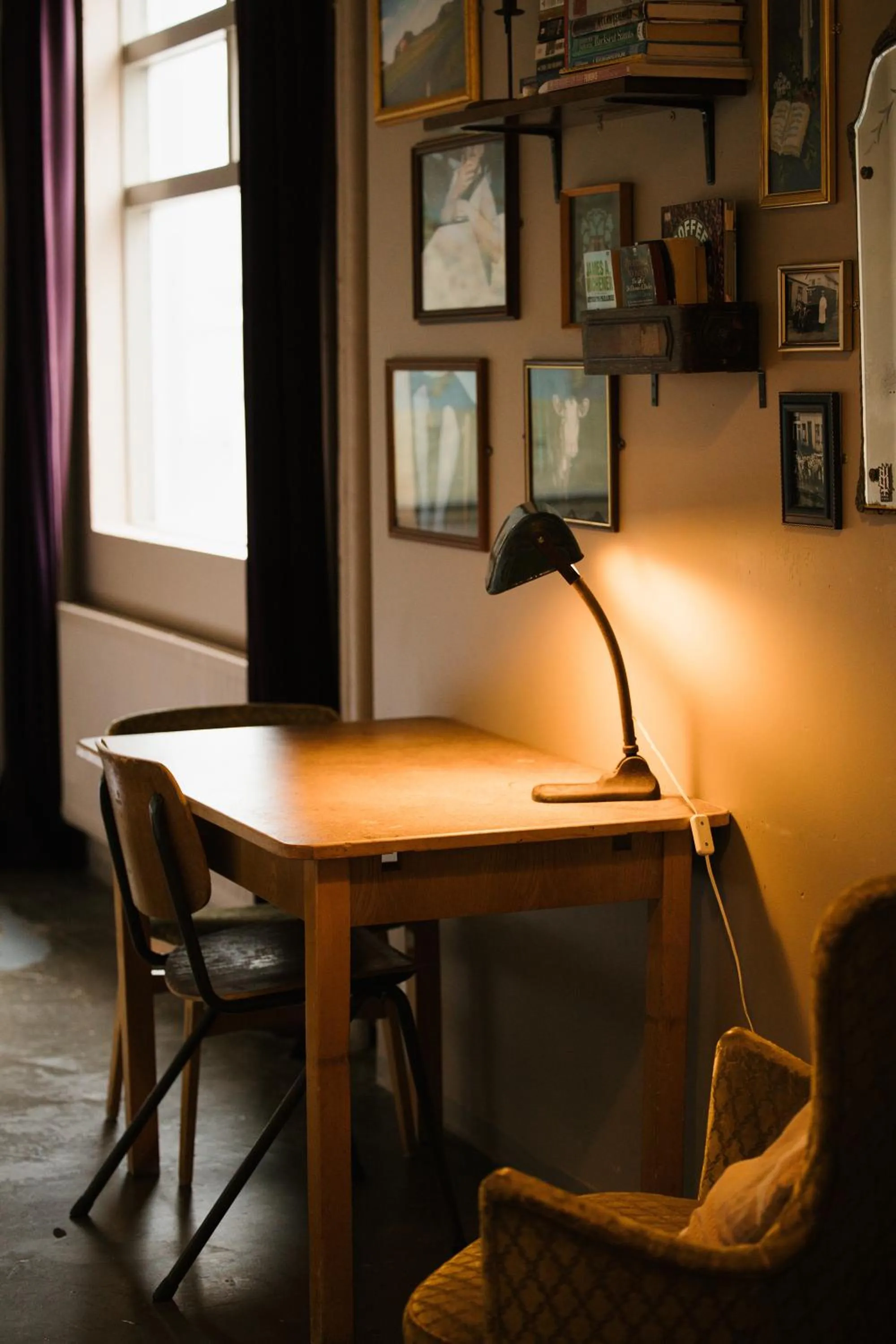 Decorative detail in KEX Hostel and Hotel