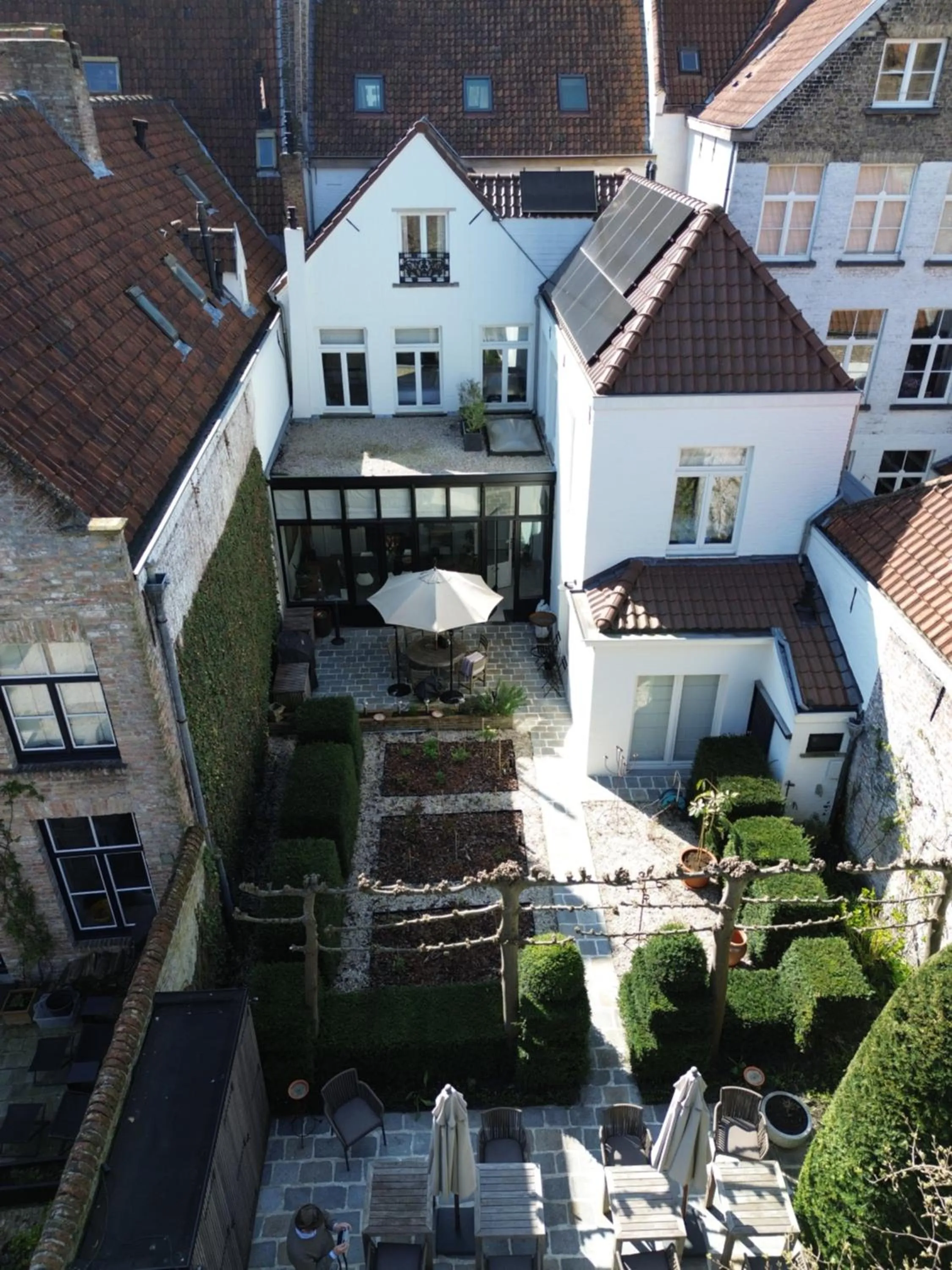 Garden view in B&B Anna9