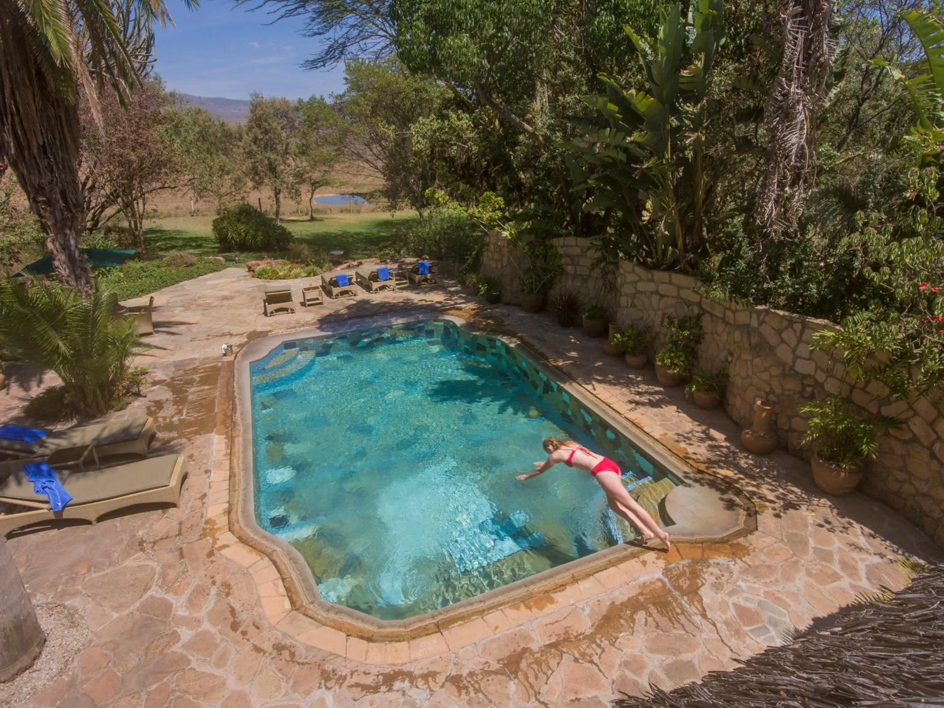 Swimming pool in Chui Lodge