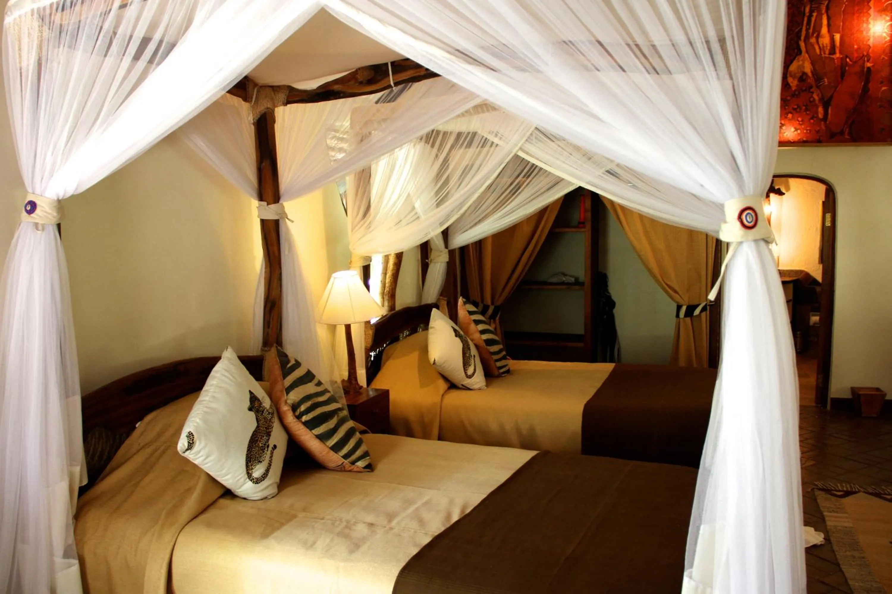 Bed in Chui Lodge