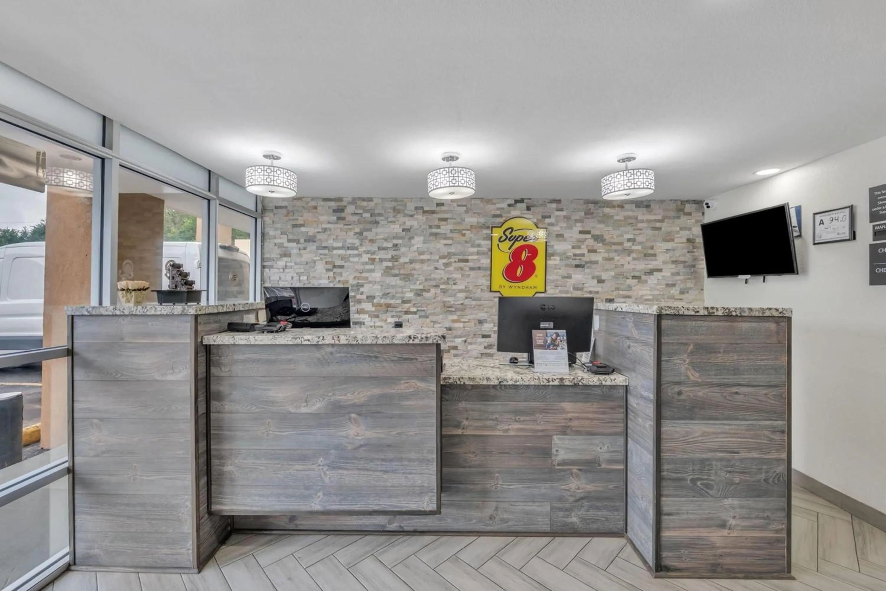 Lobby or reception in Super 8 by Wyndham Morganton