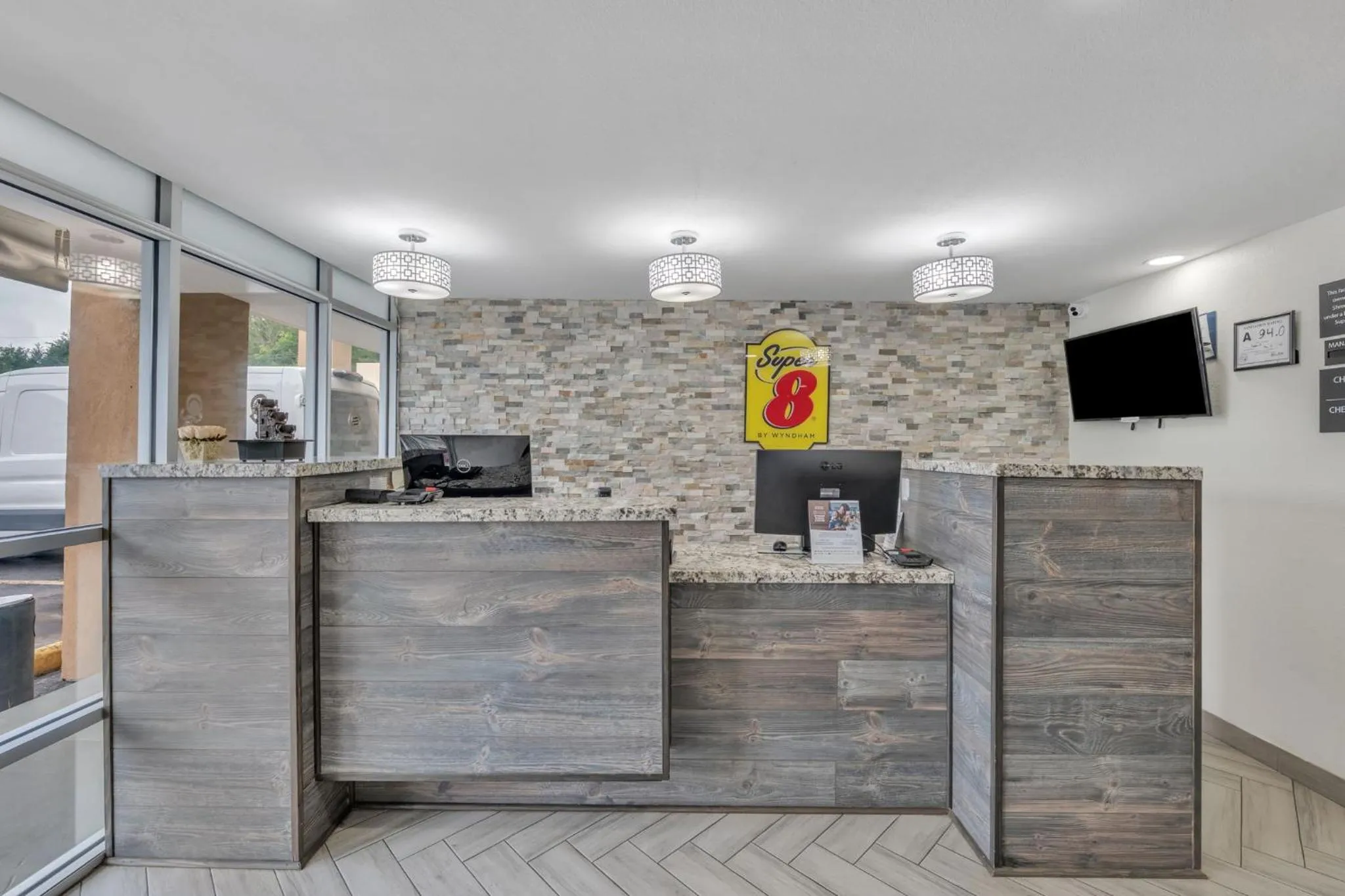 Lobby or reception in Super 8 by Wyndham Morganton