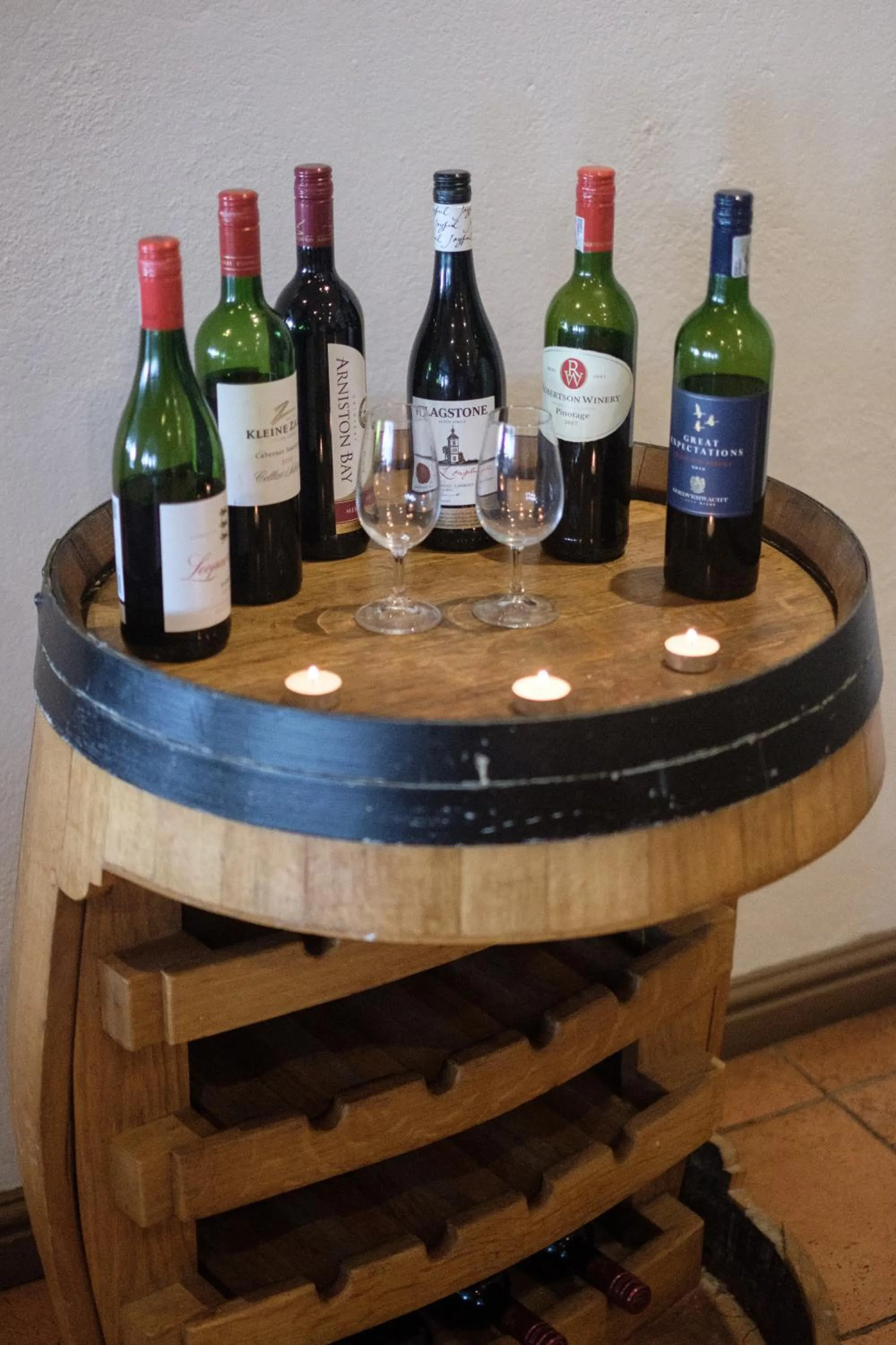 Alcoholic drinks in Arniston Spa Hotel