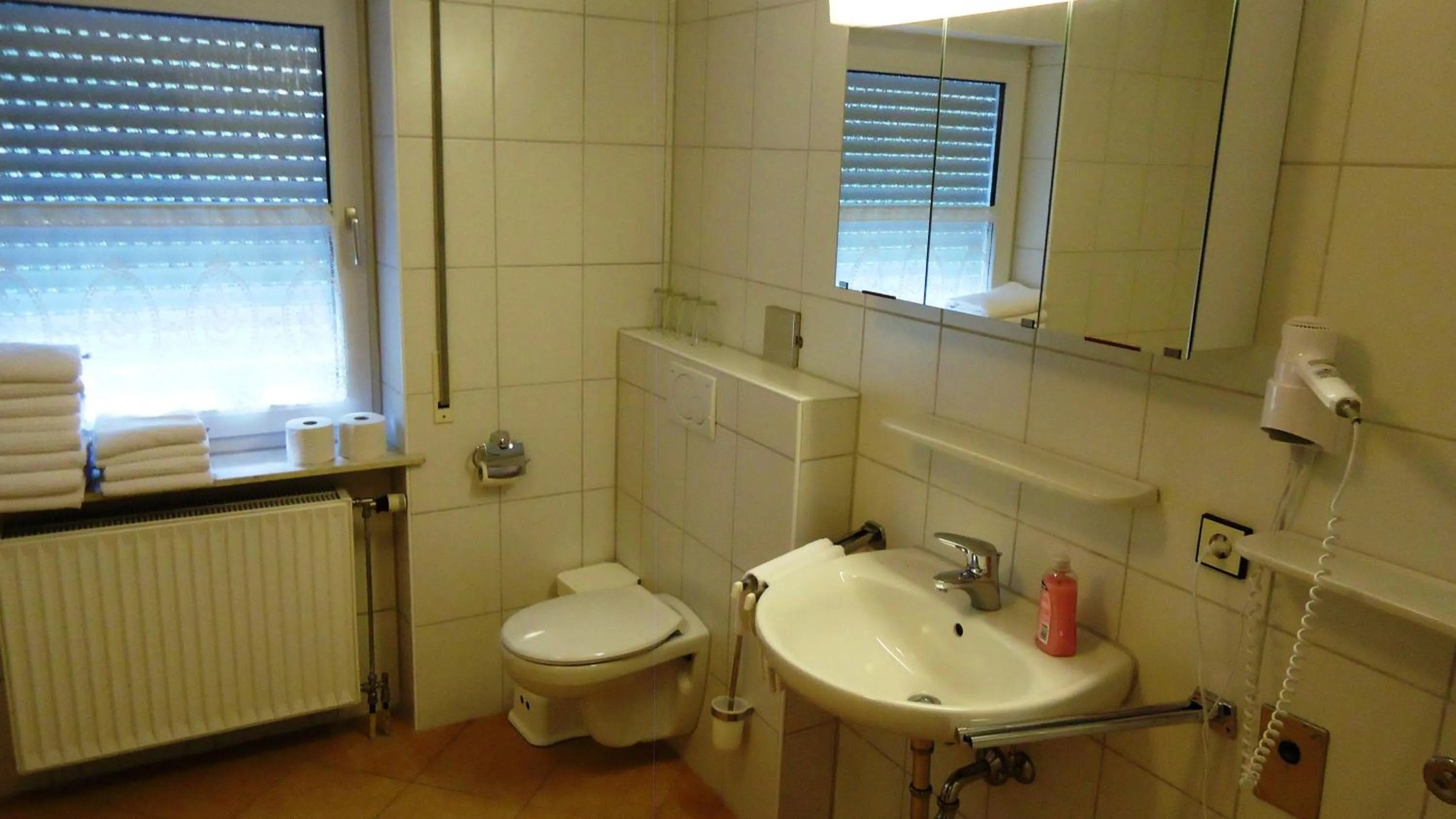 Bathroom in Hotel Krone