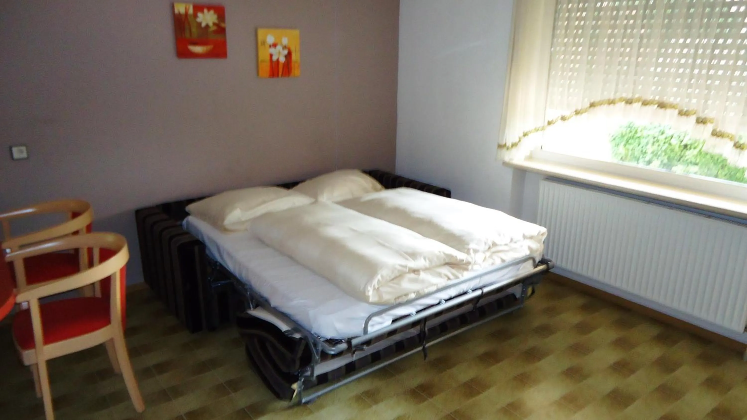 Bed in Hotel Krone