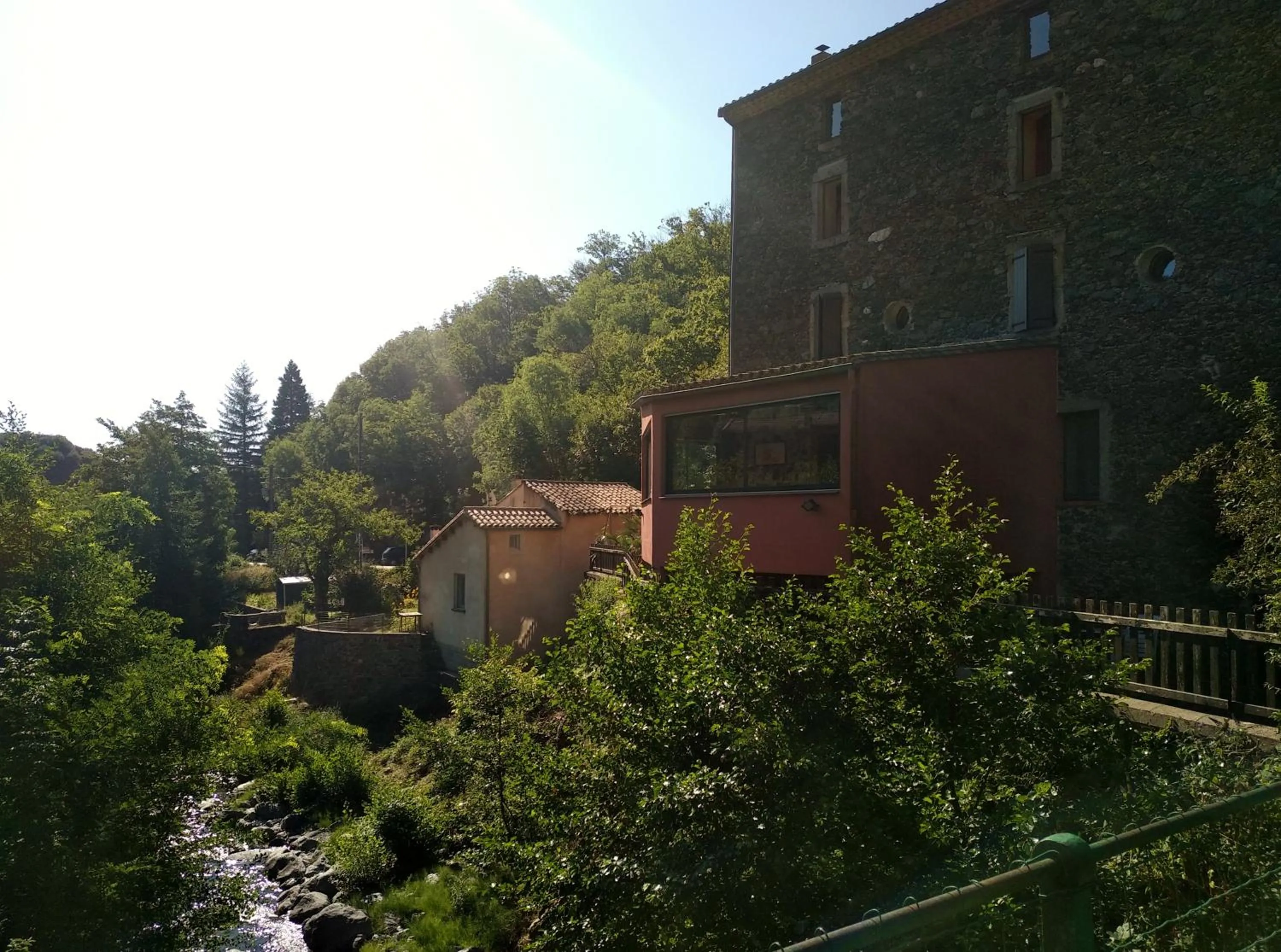 River view in Auberge Cevenole