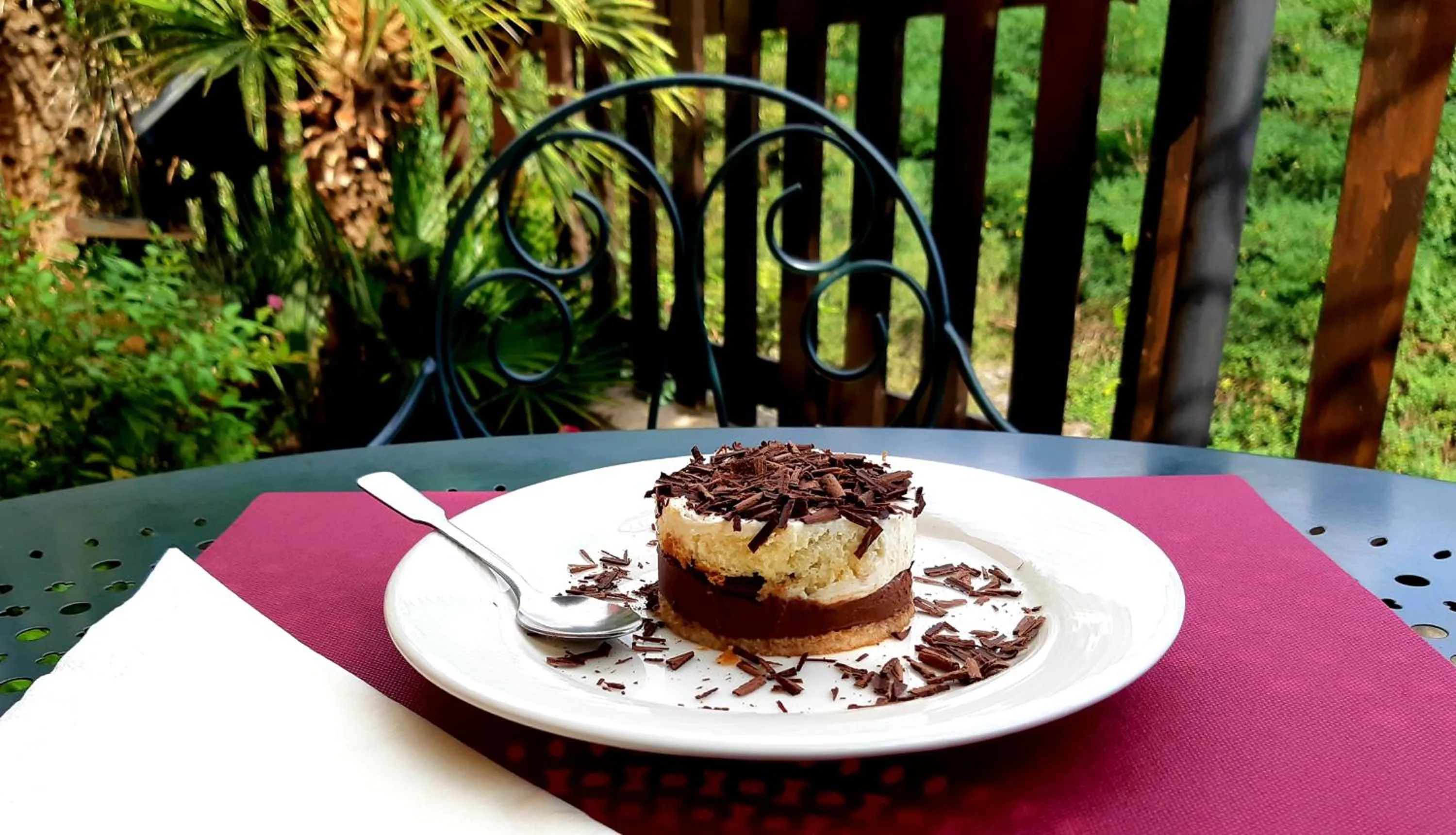 Patio in Auberge Cevenole