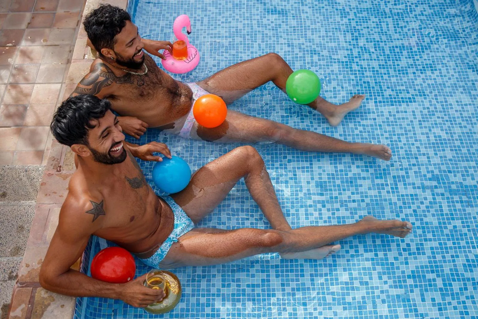 People in La Iguana Vallarta LGBT ADULTS ONLY - Romantic Zone - Party Clubbing Street