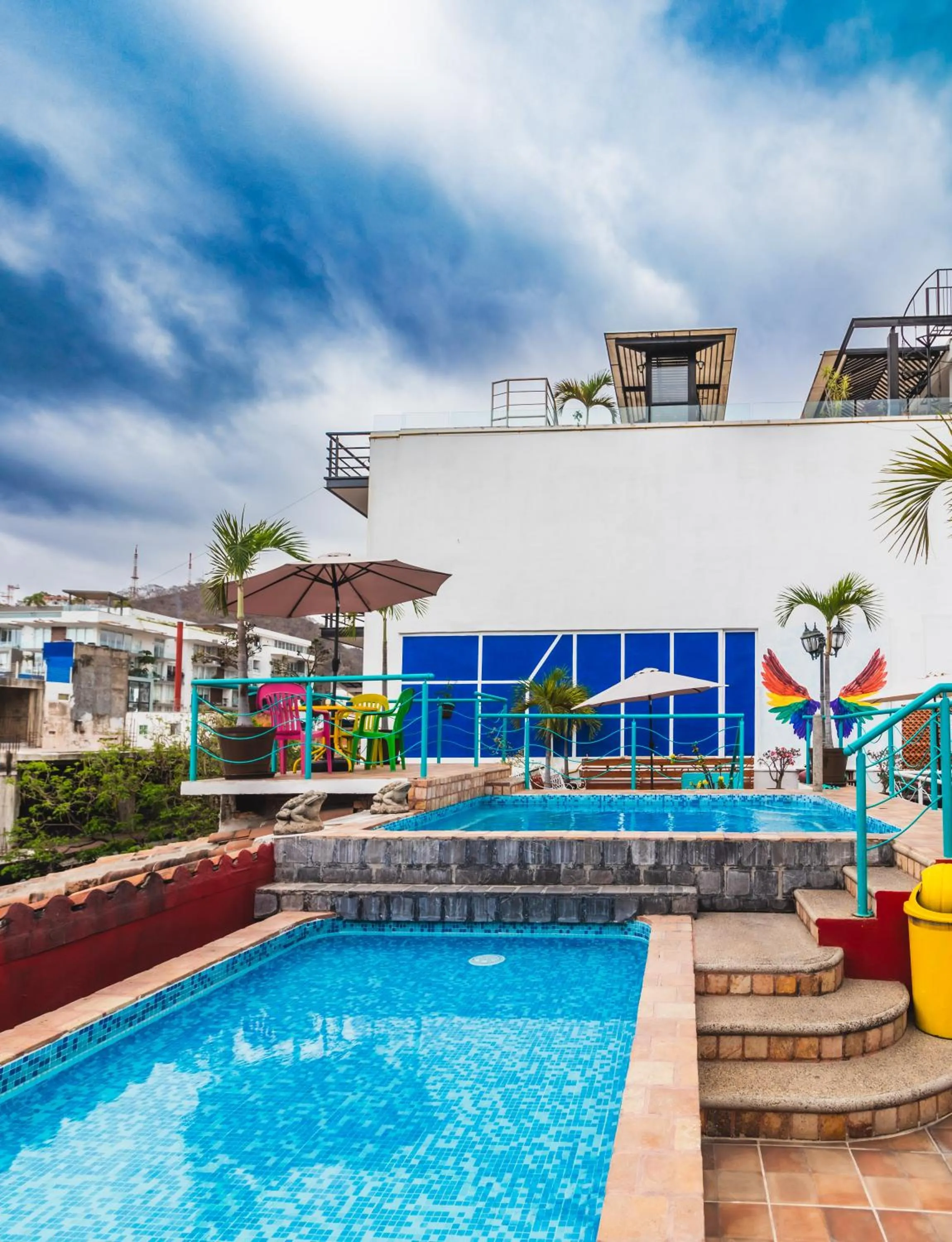 Swimming pool in La Iguana Vallarta LGBT ADULTS ONLY - Romantic Zone - Party Clubbing Street