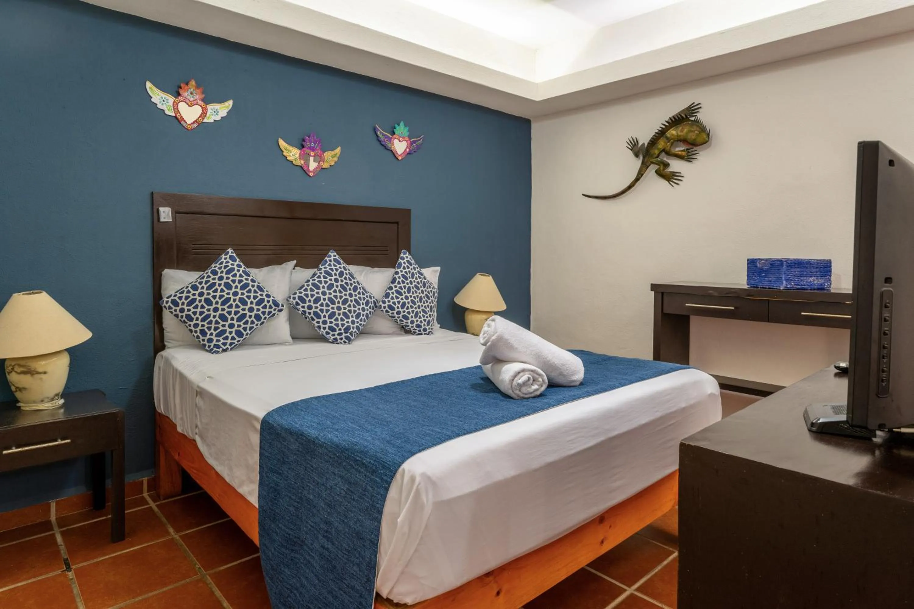 Bed in La Iguana Vallarta LGBT ADULTS ONLY - Romantic Zone - Party Clubbing Street