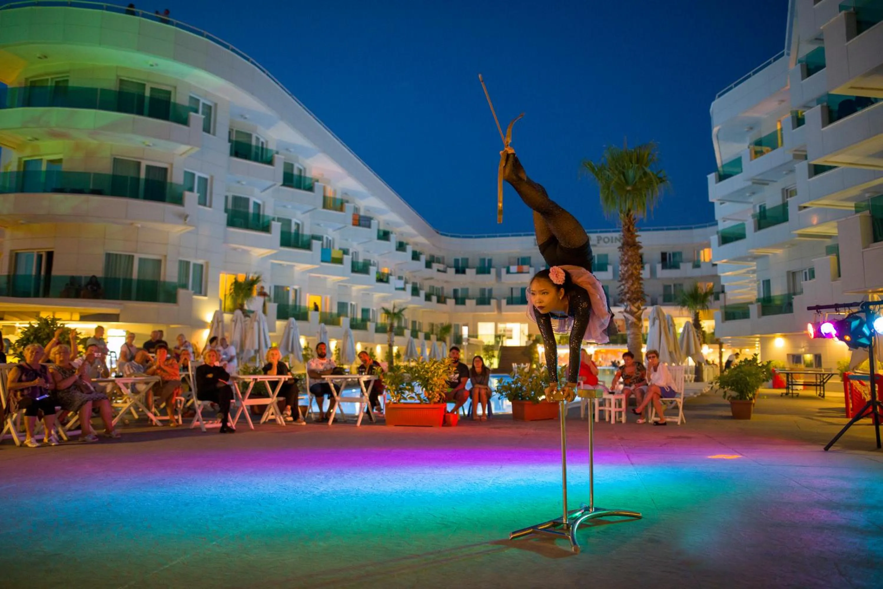 Evening entertainment in Dragut Point South Hotel-All Inclusive