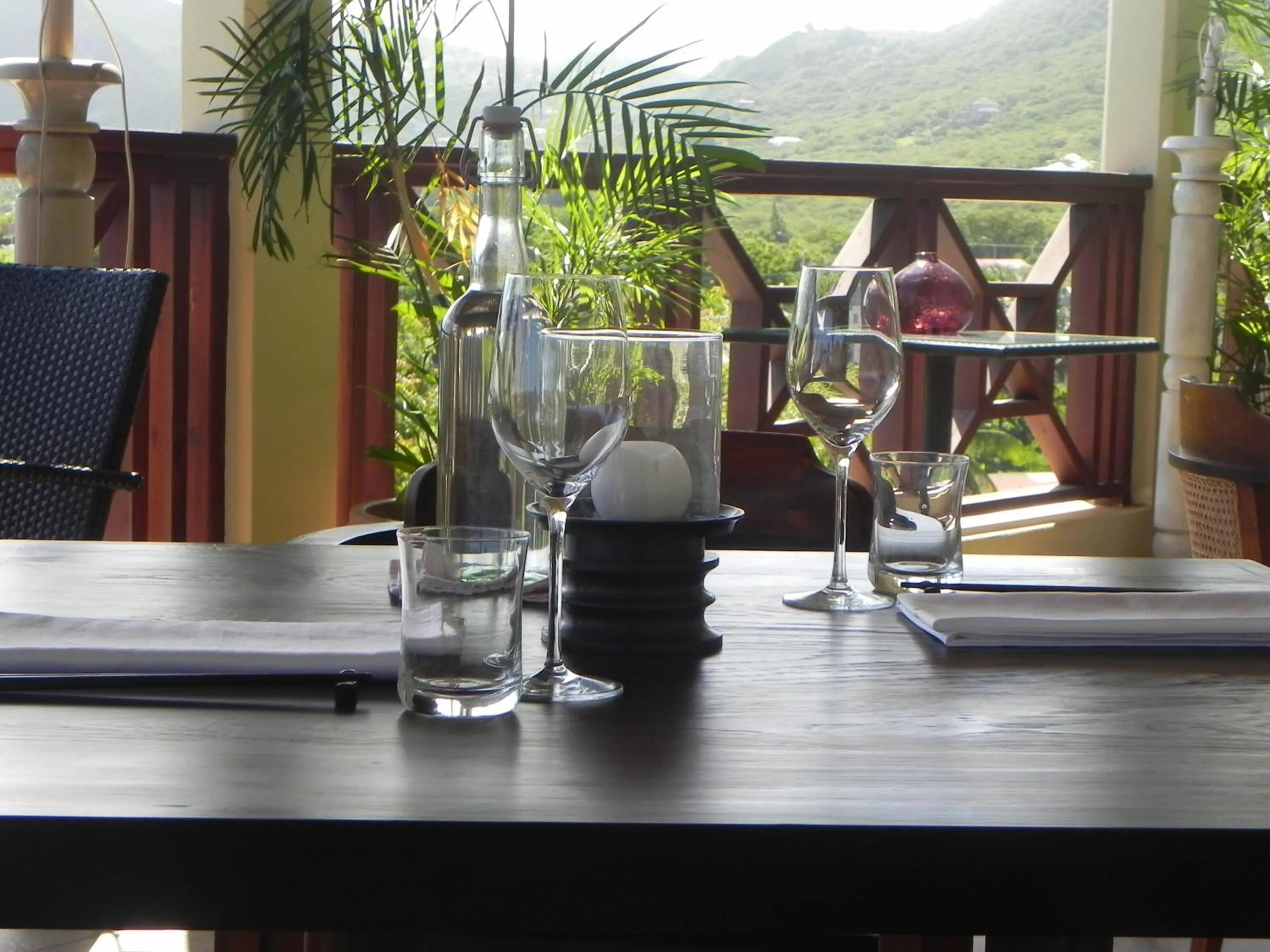 Food and drinks in Villa Touloulou