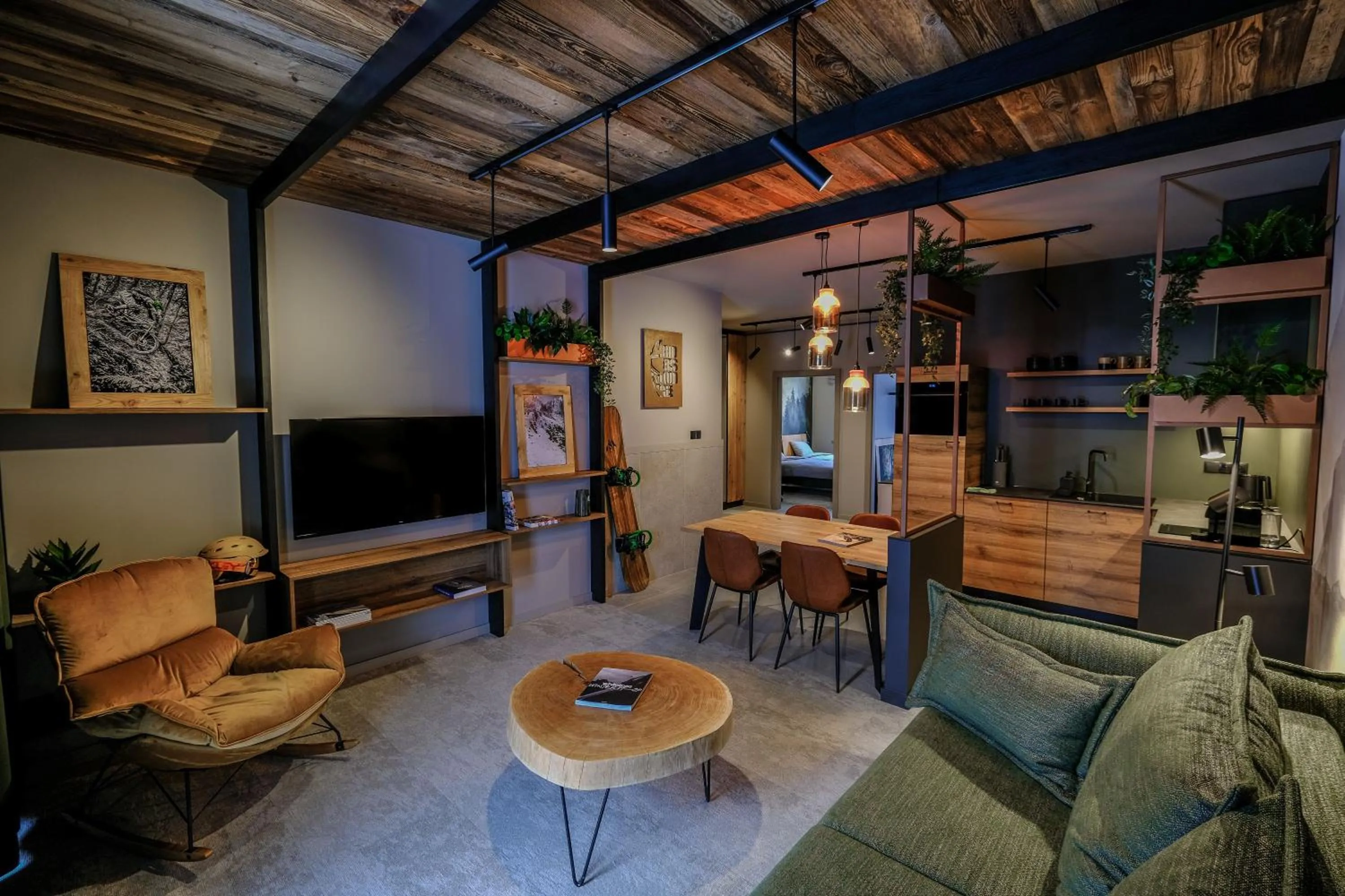 Living room in Apartamenty Riders Lodge Szczyrk Olimpijska