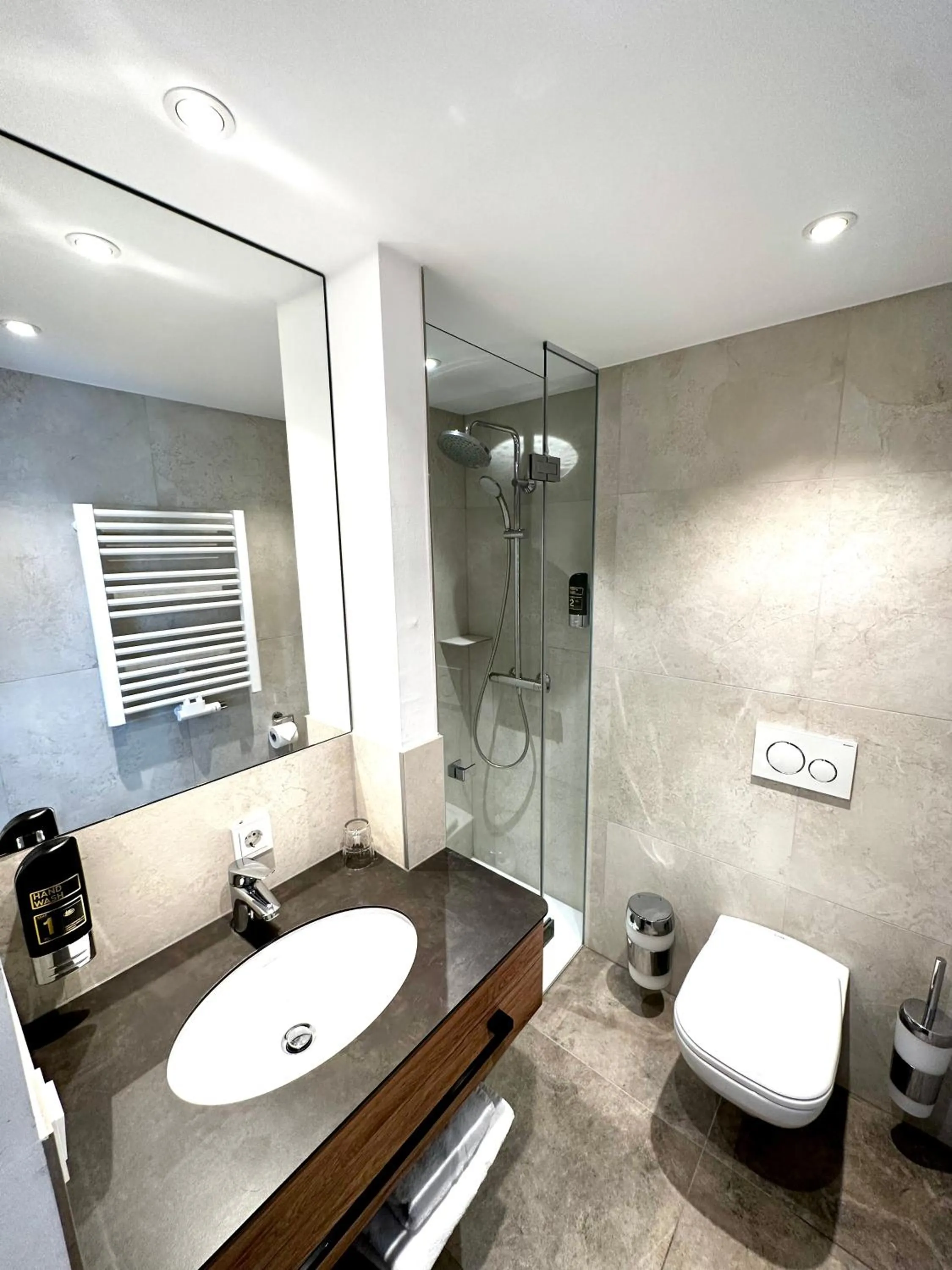 Shower in Hotel Seeblick