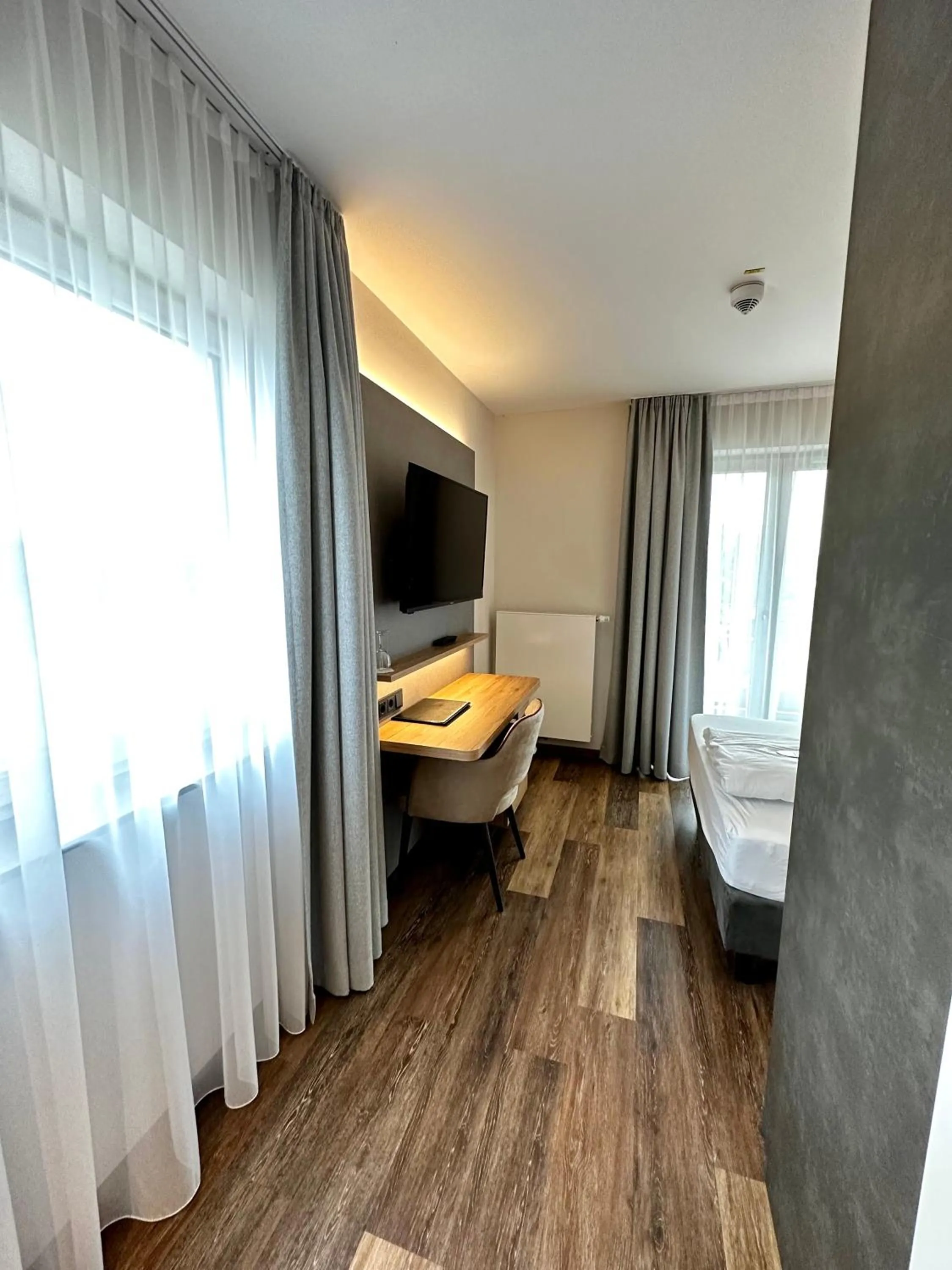 Bed in Hotel Seeblick