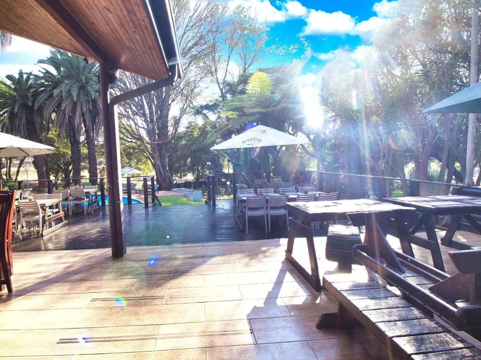 Patio in Hotel 247 @ White River