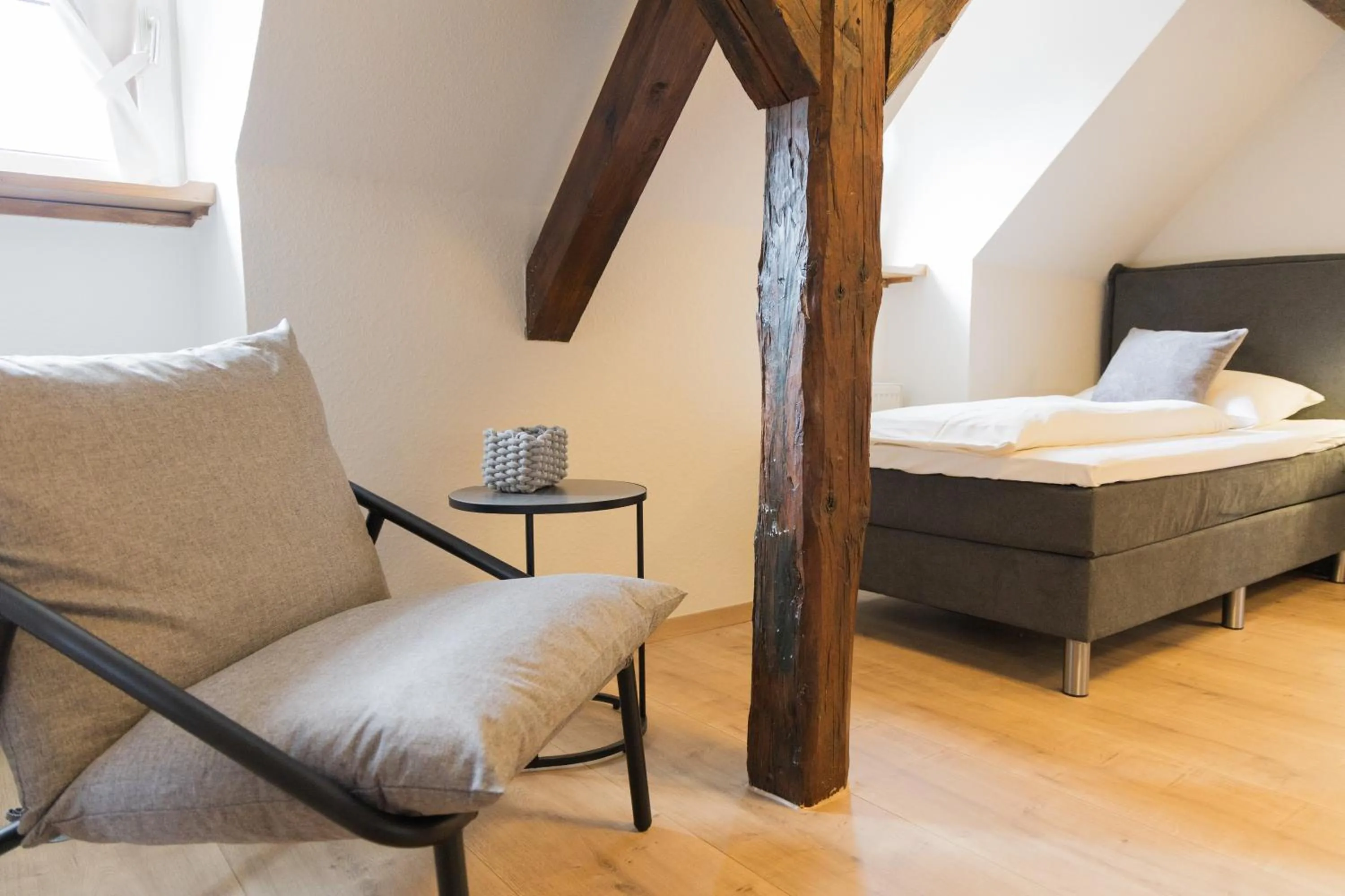 Photo of the whole room, Bed in Hotel Garni Promenade