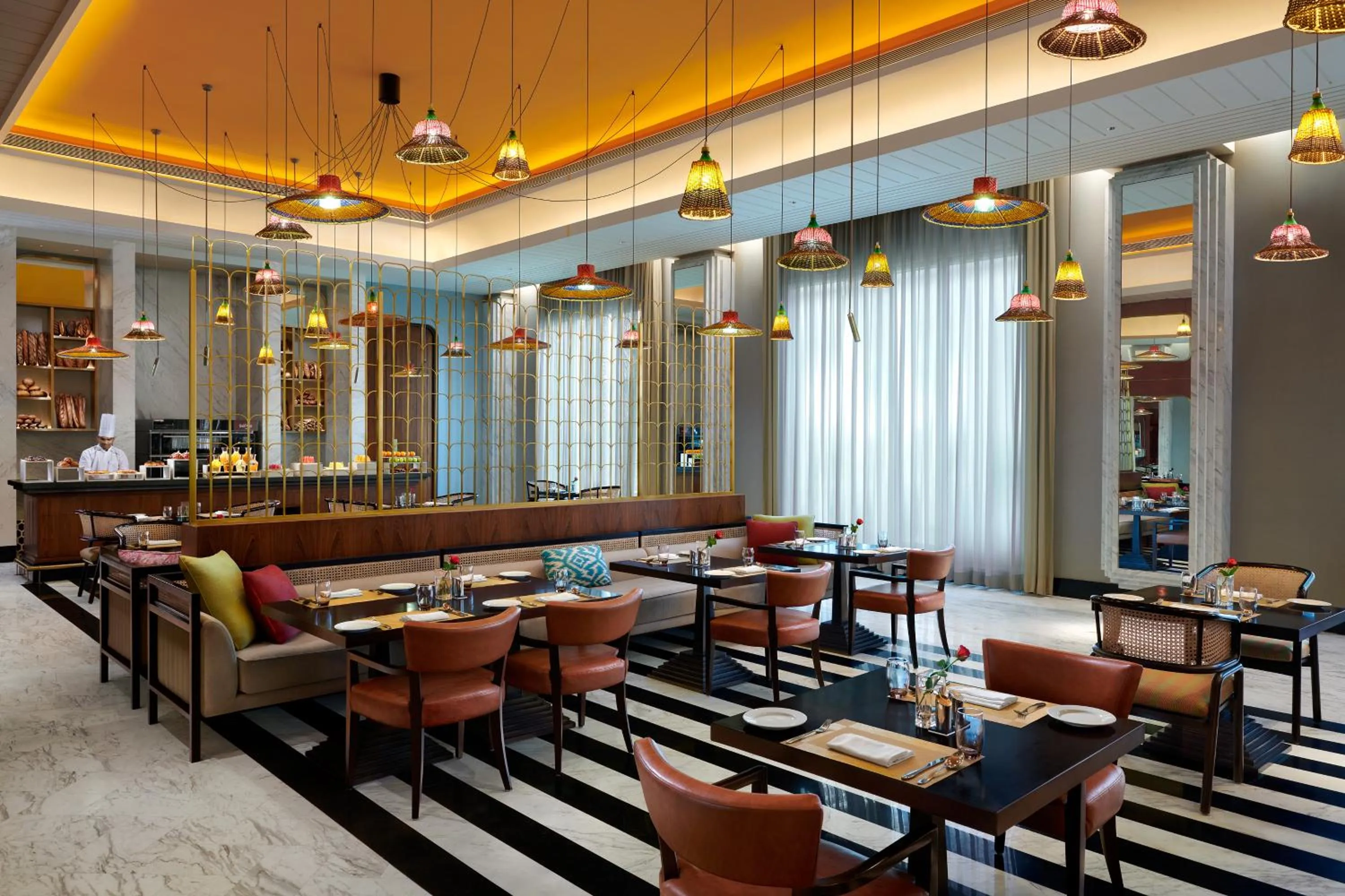 Restaurant/places to eat in The Leela Gandhinagar