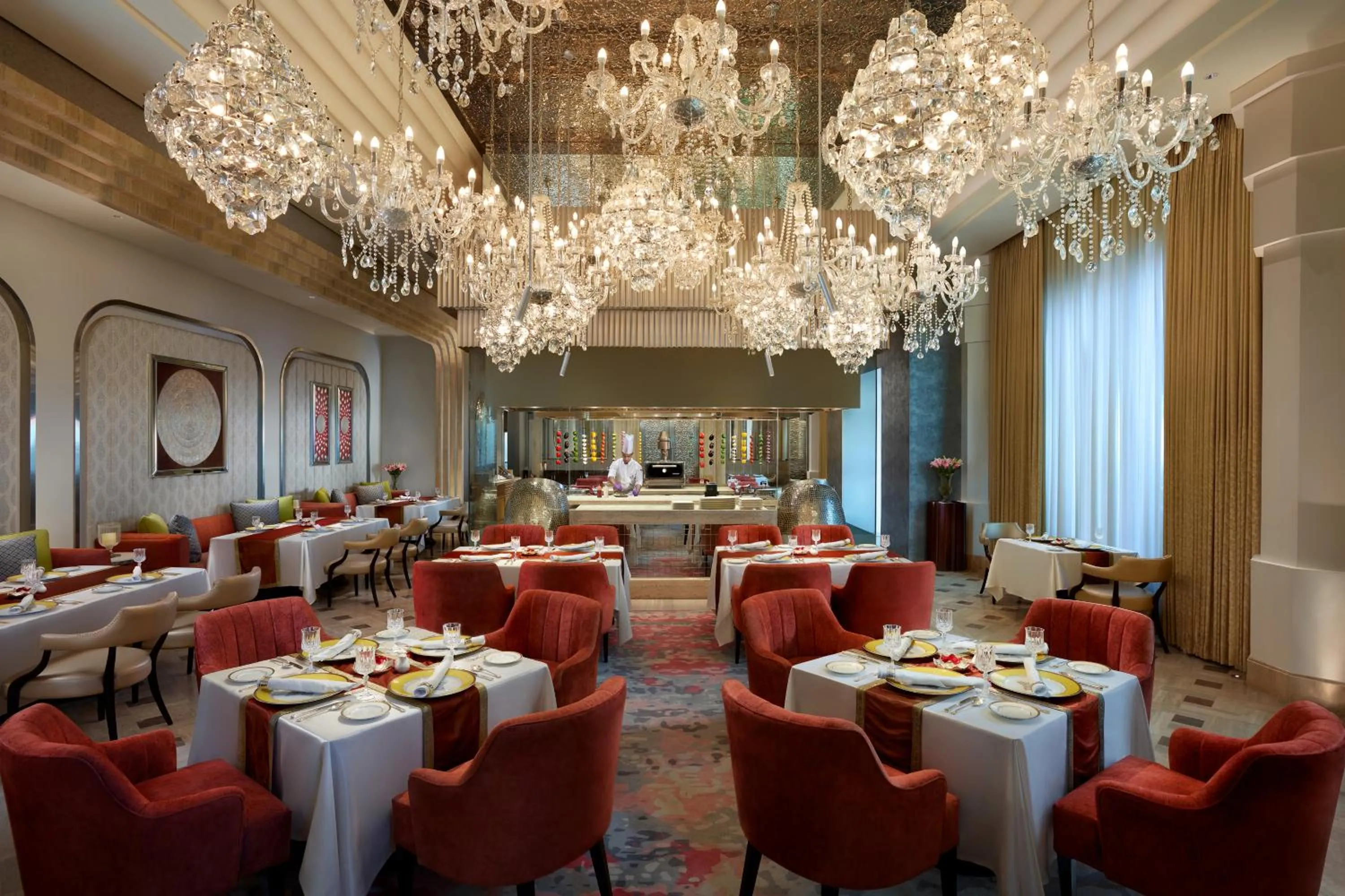 Restaurant/places to eat in The Leela Gandhinagar