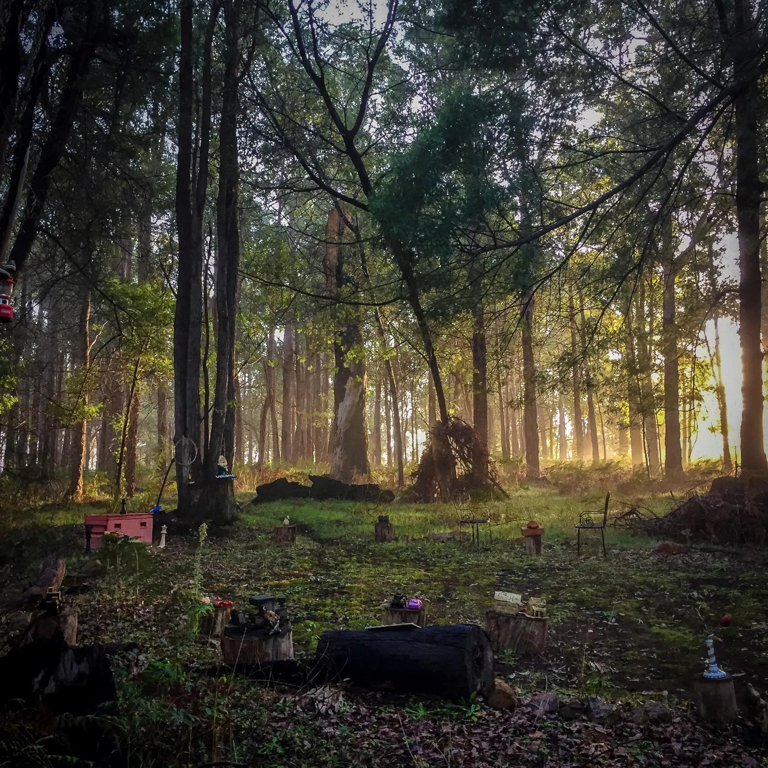 Children play ground in Balingup Heights Hilltop Forest Cottages