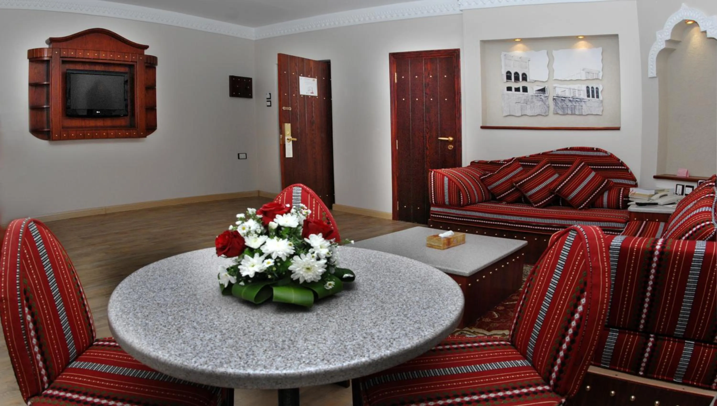 Living room in Al Liwan Suites