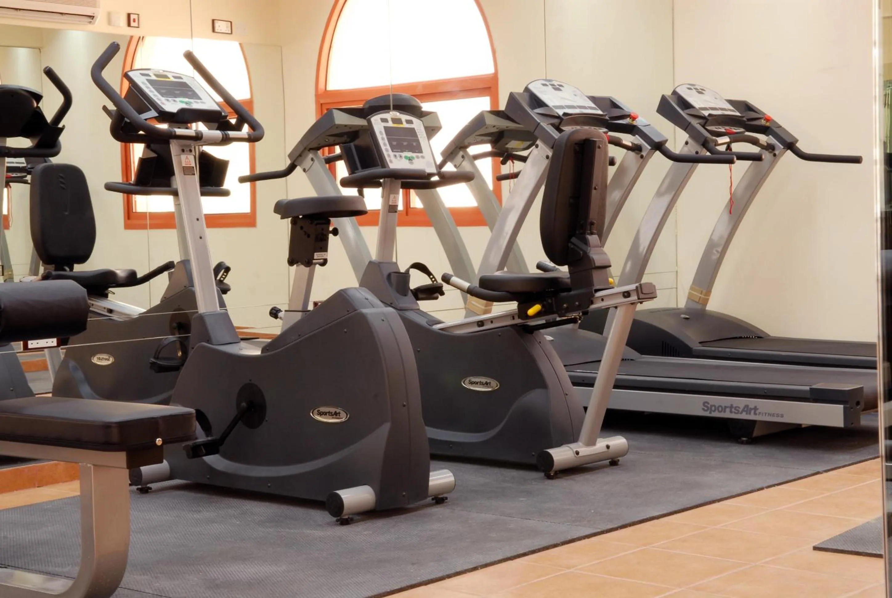Fitness centre/facilities in Al Liwan Suites