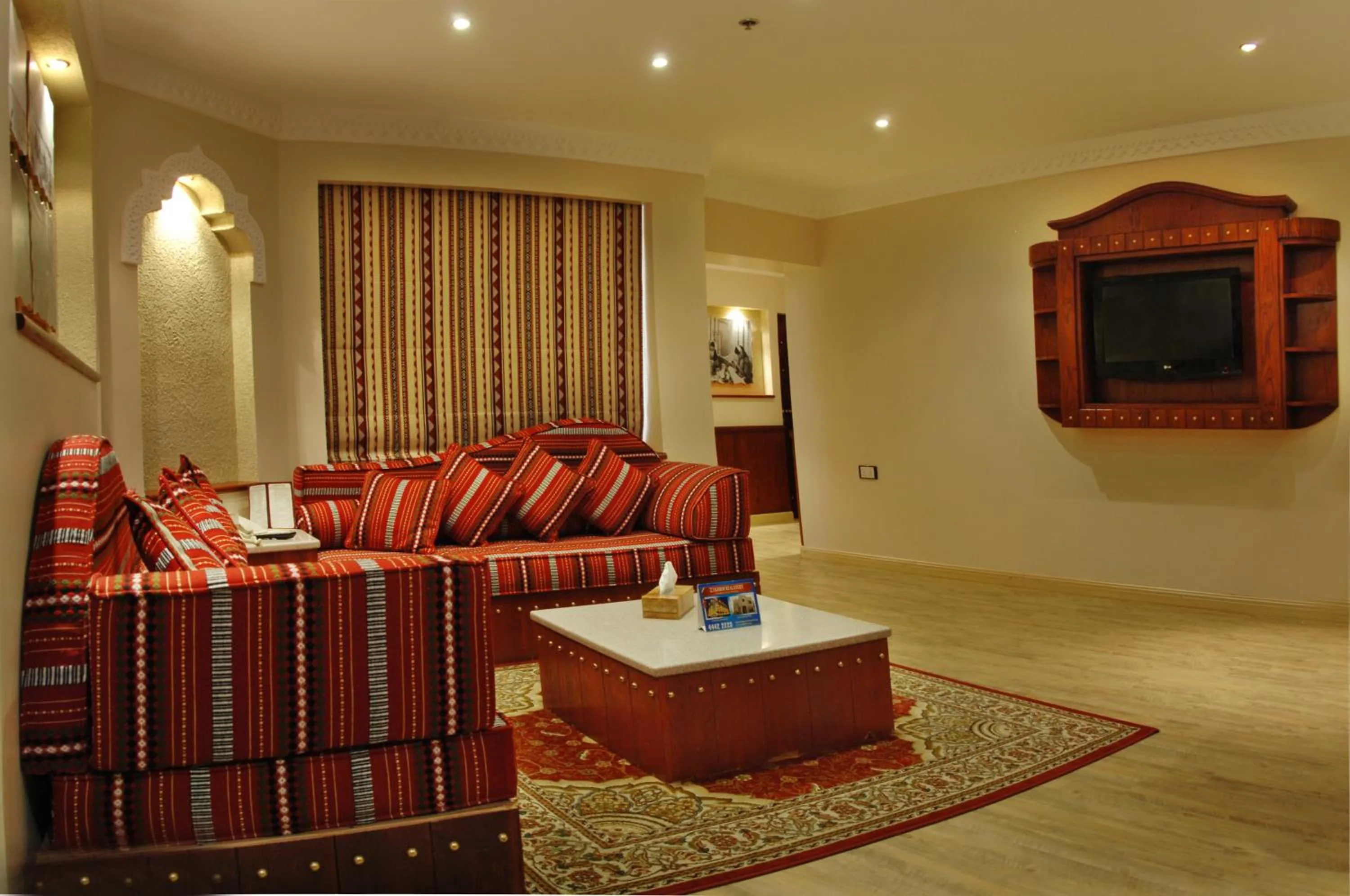 Living room in Al Liwan Suites