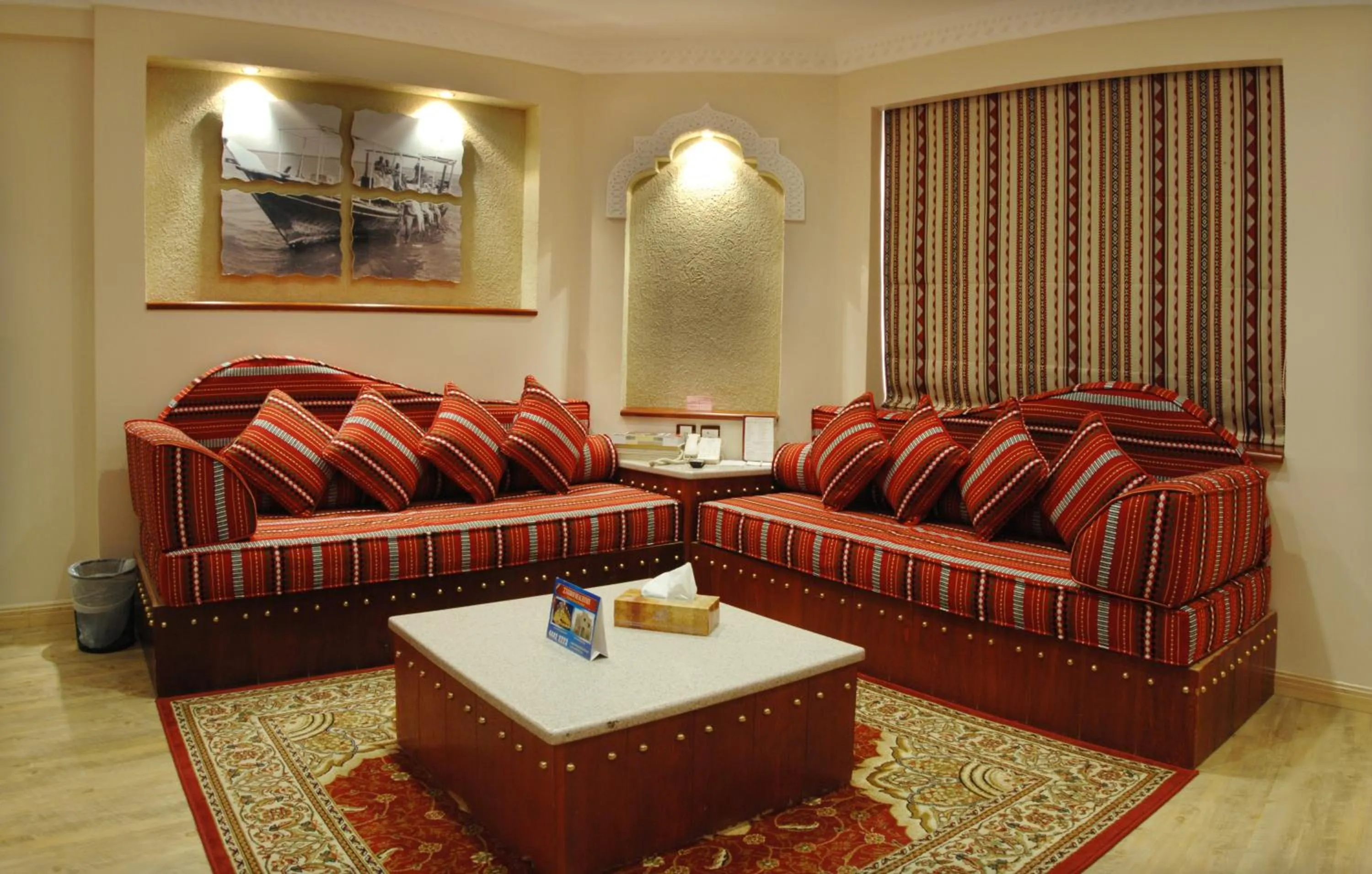 Living room in Al Liwan Suites