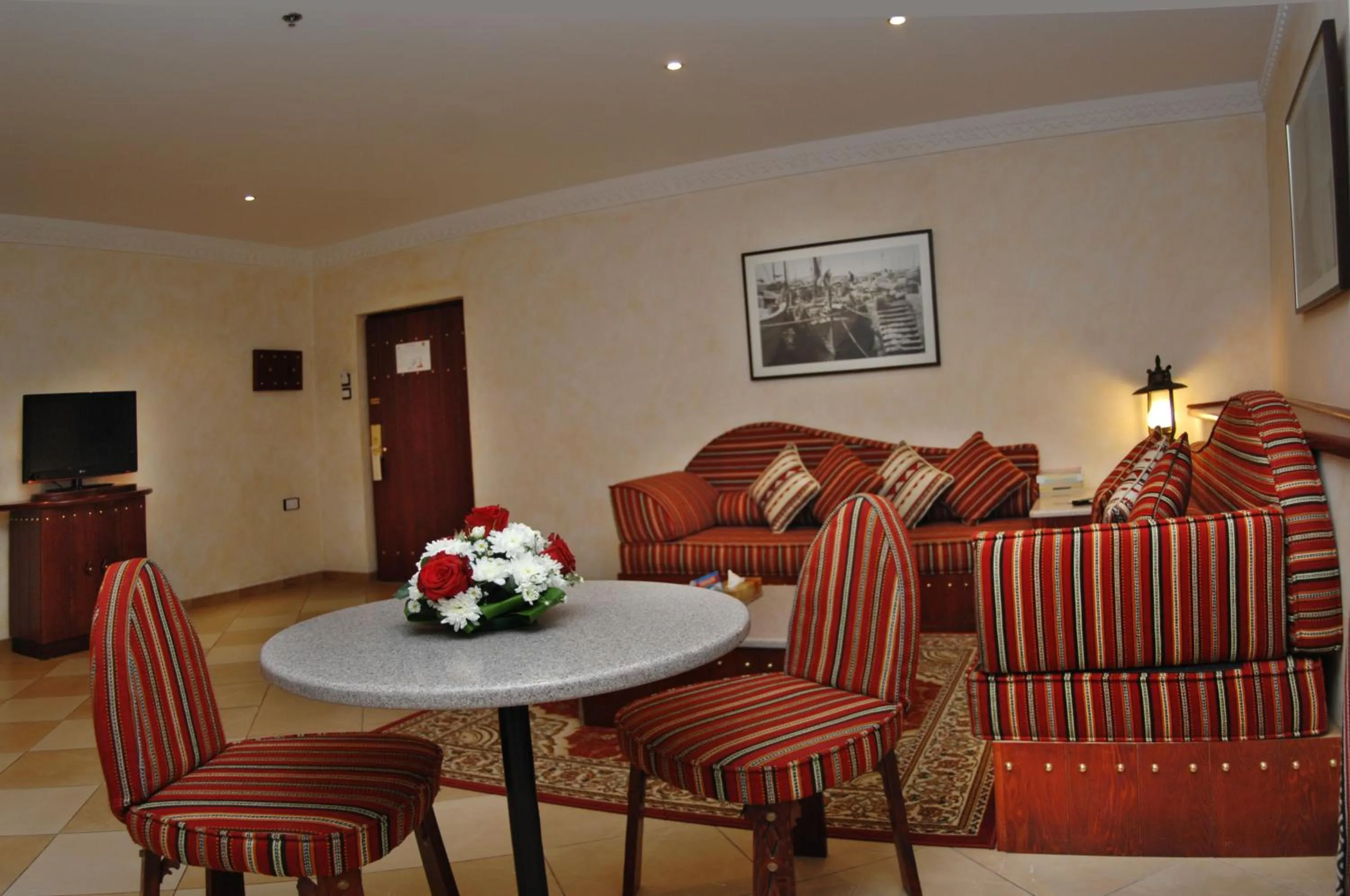 Living room in Al Liwan Suites