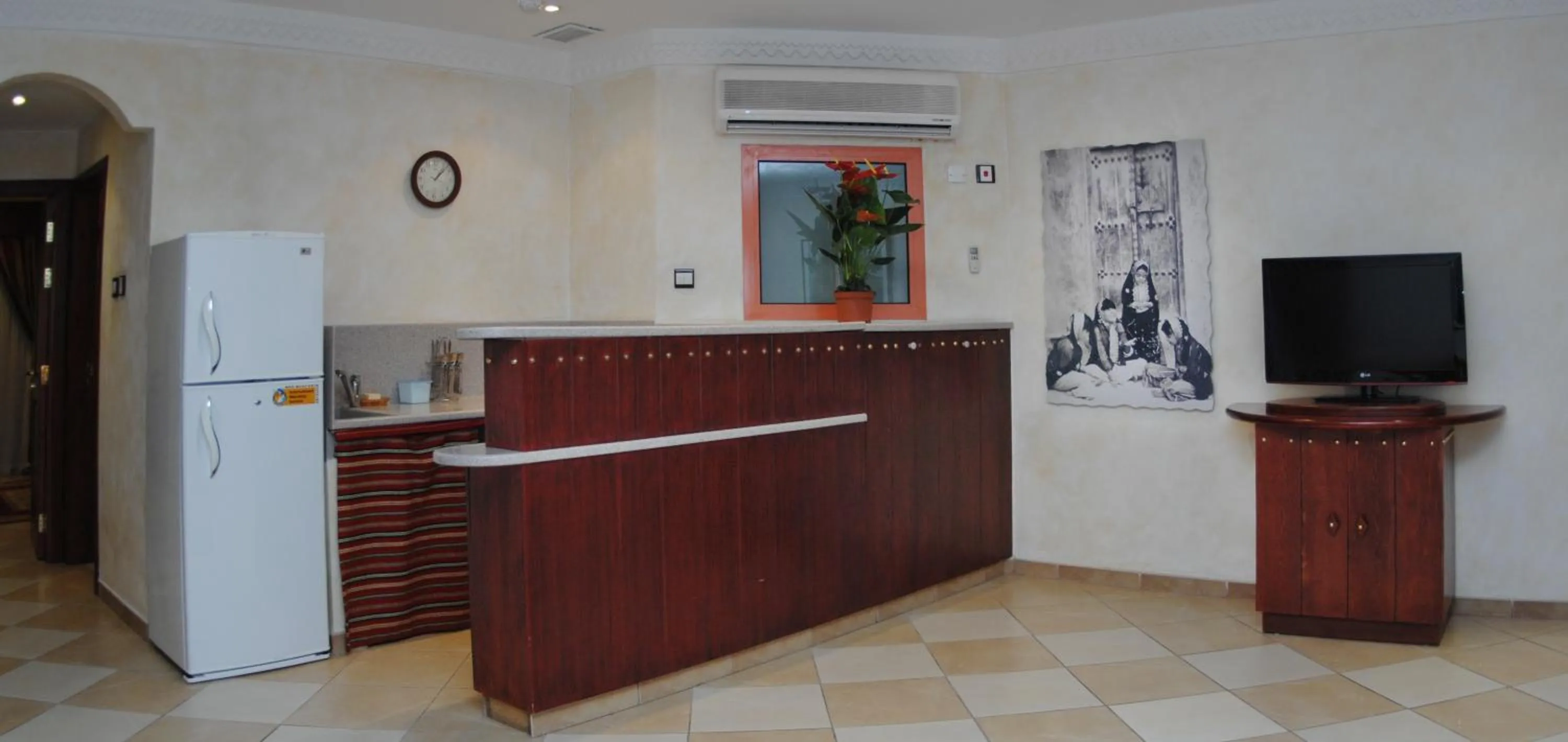 Kitchen or kitchenette in Al Liwan Suites