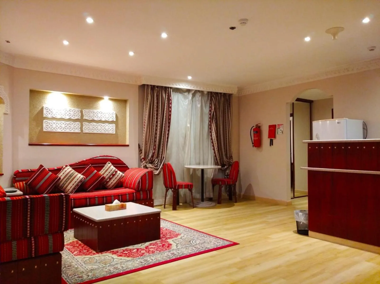 Living room in Al Liwan Suites