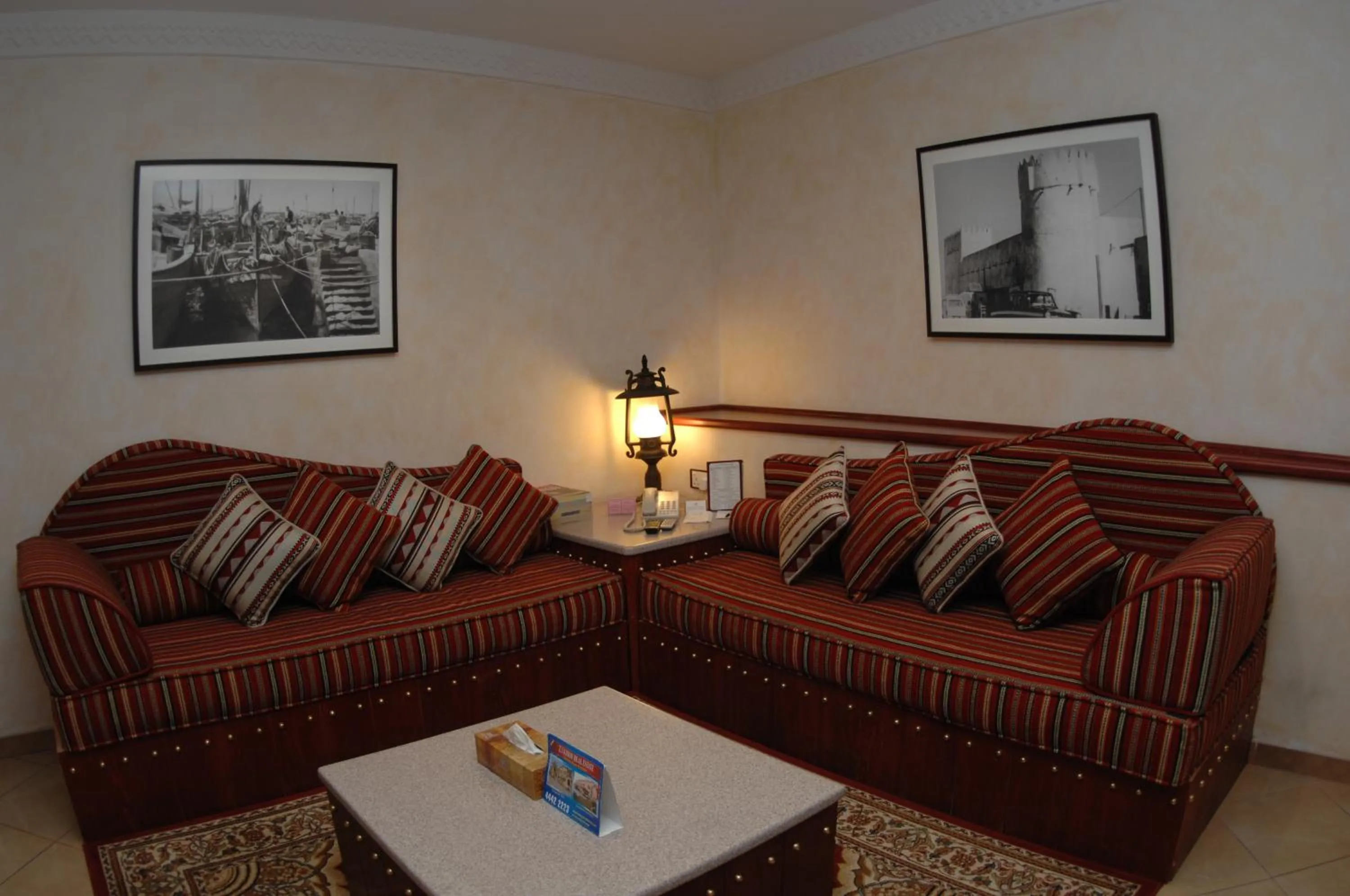 Living room in Al Liwan Suites