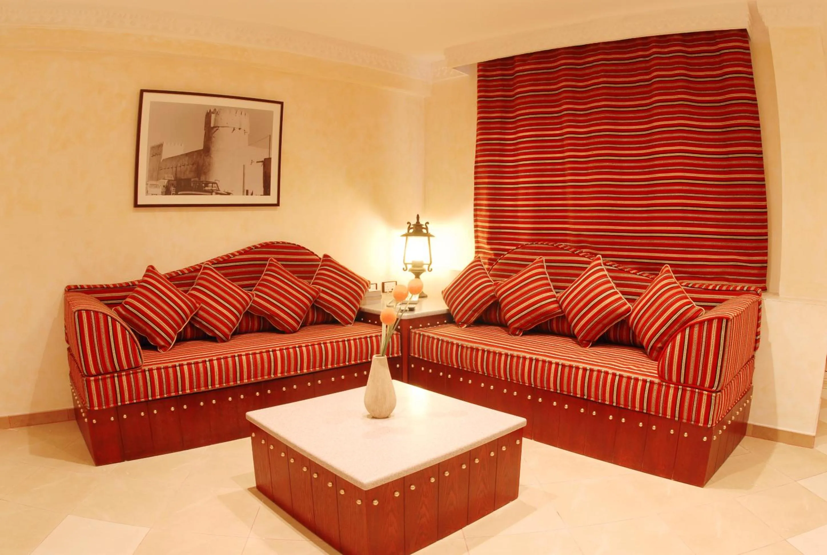 Living room in Al Liwan Suites