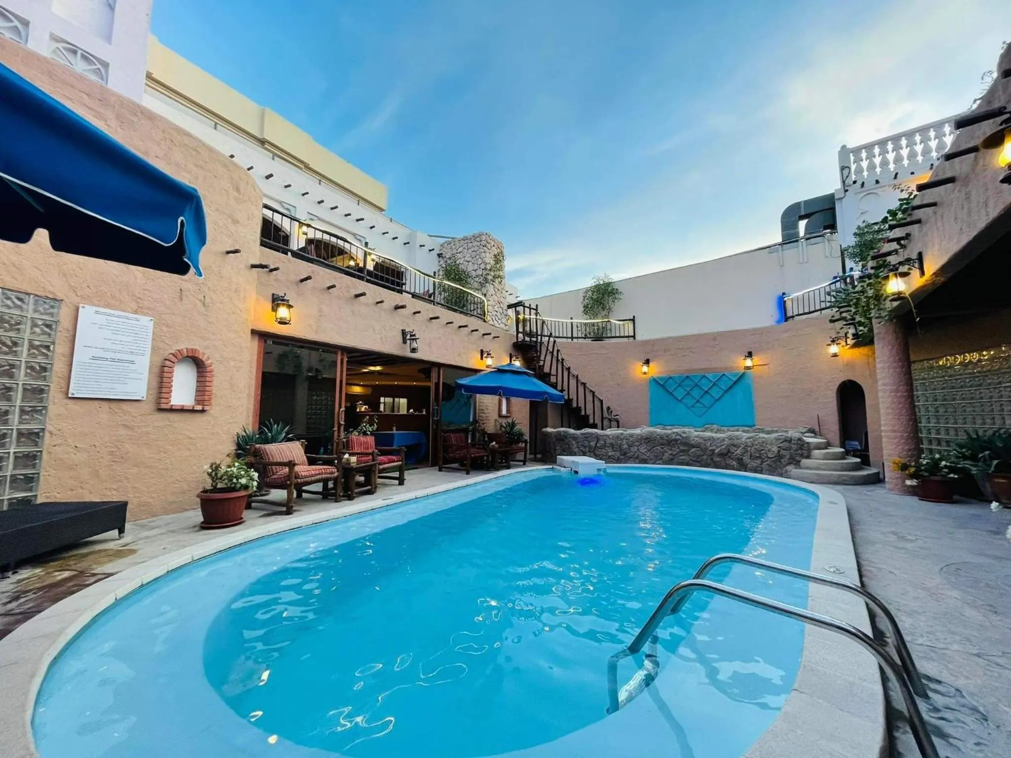 Swimming pool in Al Liwan Suites