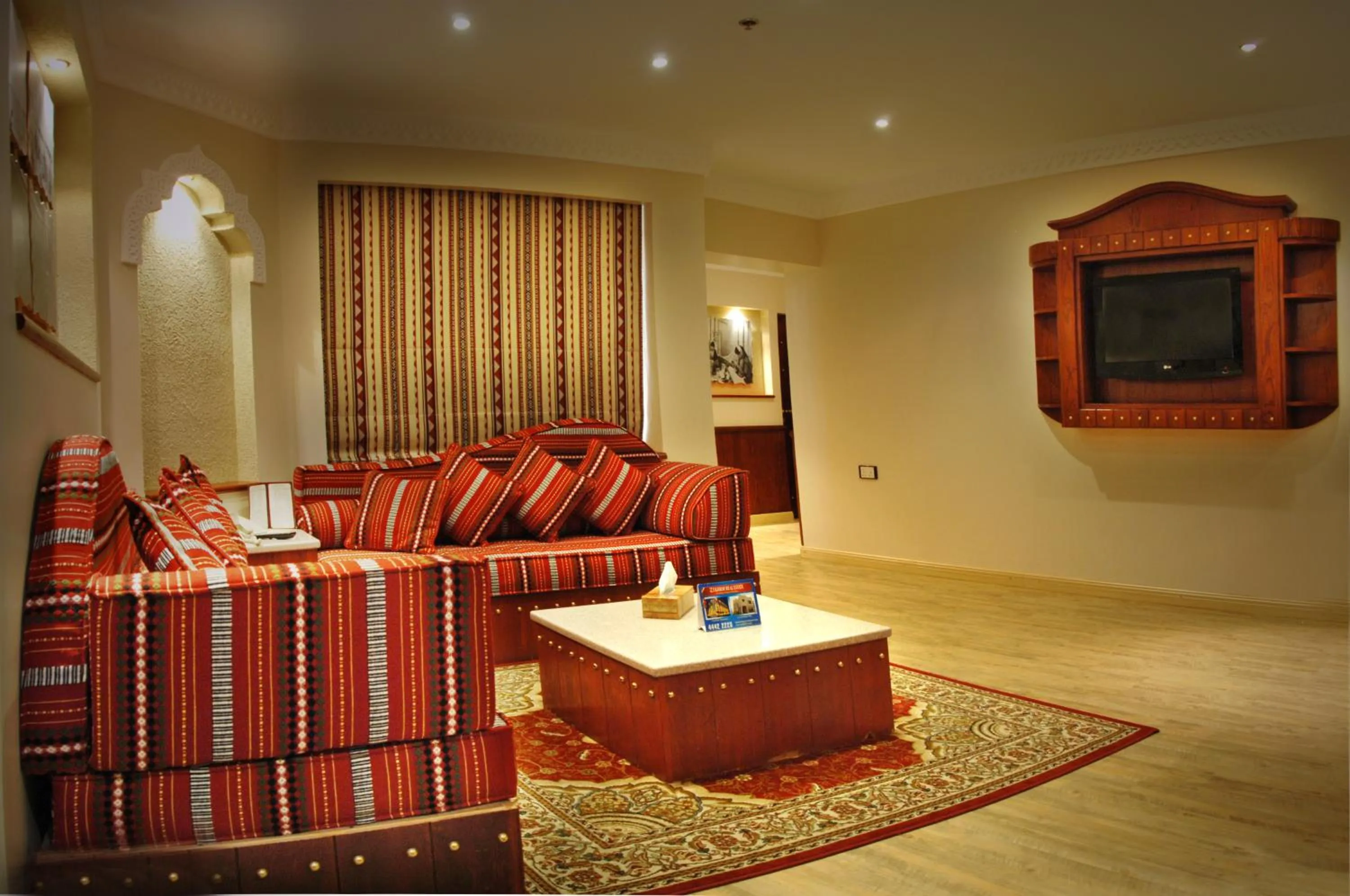 Living room in Al Liwan Suites